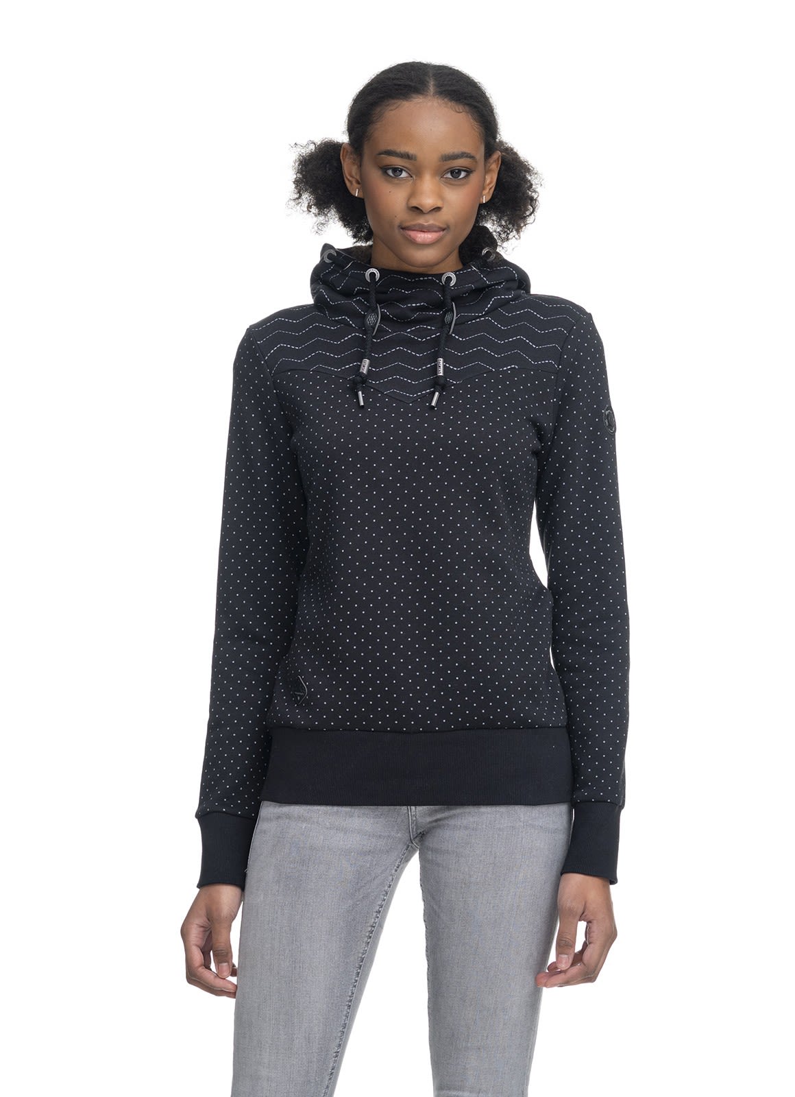 Ragwear Nuggie Sweat Schwarz- Female Sweaters und Hoodies- Grsse XS - Farbe Black