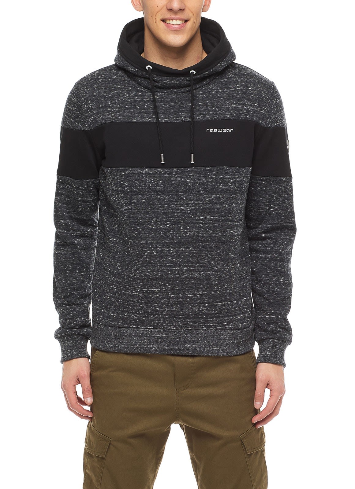 Ragwear Peacey (Vorgngermodell) Schwarz- Male Sweaters und Hoodies- Grsse M - Farbe Black