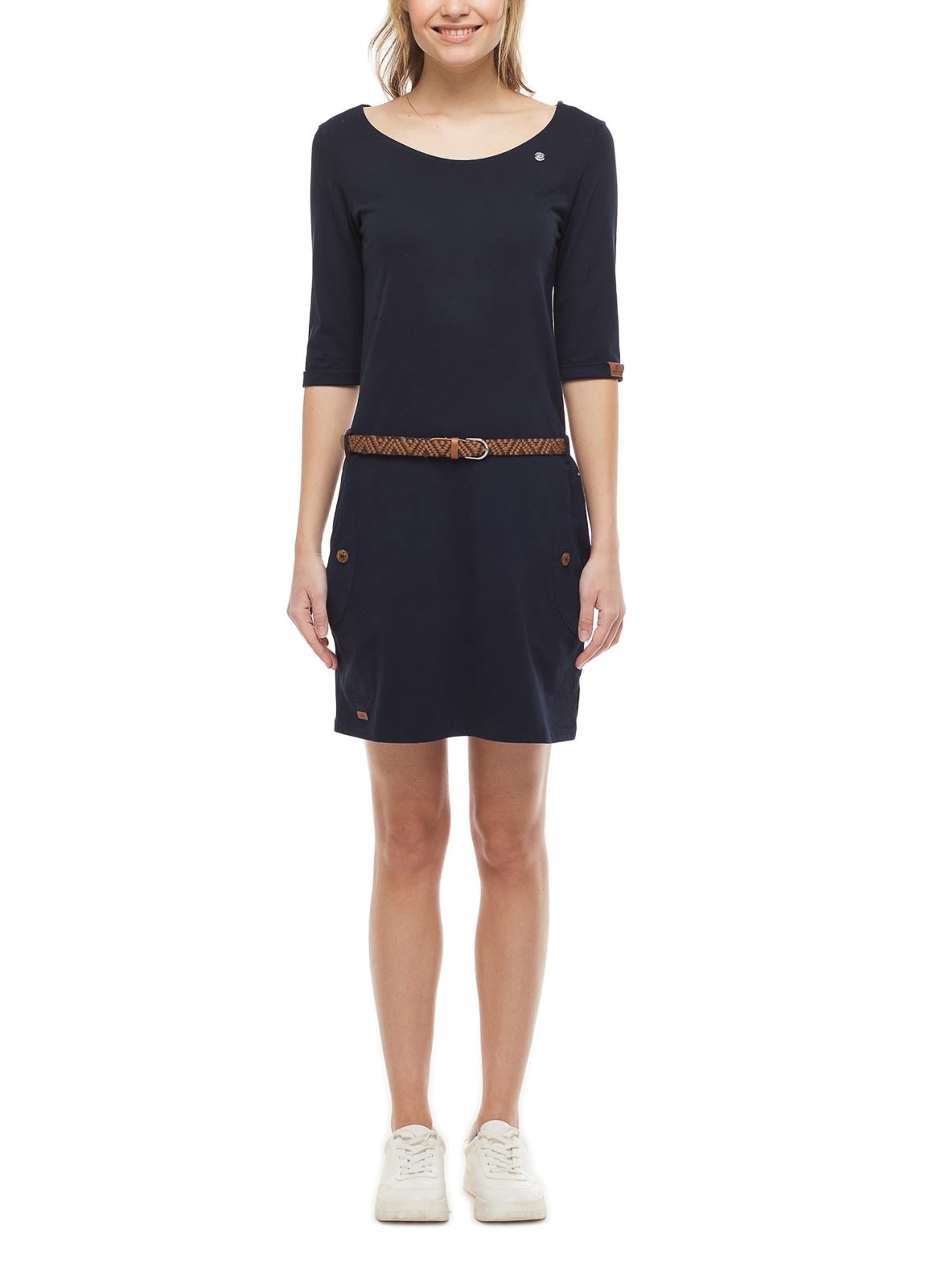 Ragwear Tanya Solid Blau- Female Kleider- Grsse XS - Farbe Navy