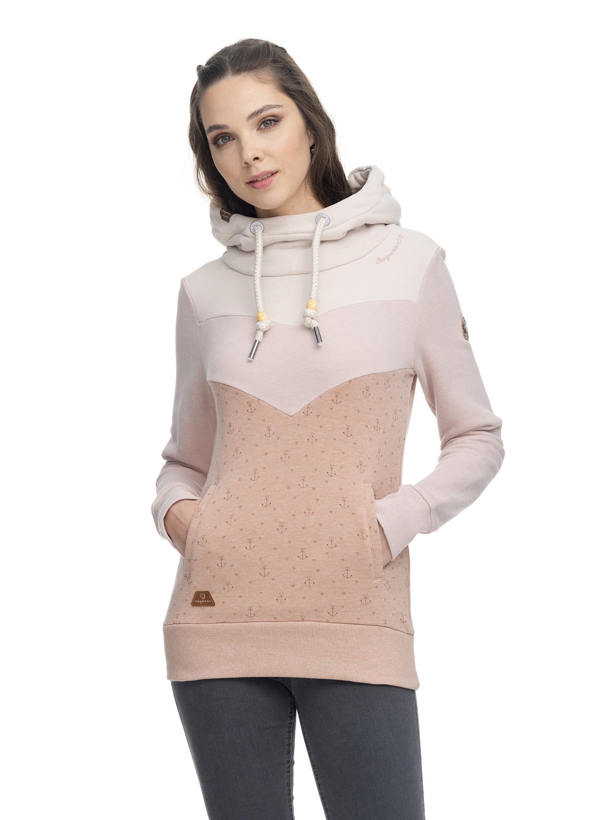 Ragwear Trega Pink- Female Freizeitpullover- Grsse XXL - Farbe Old Pink