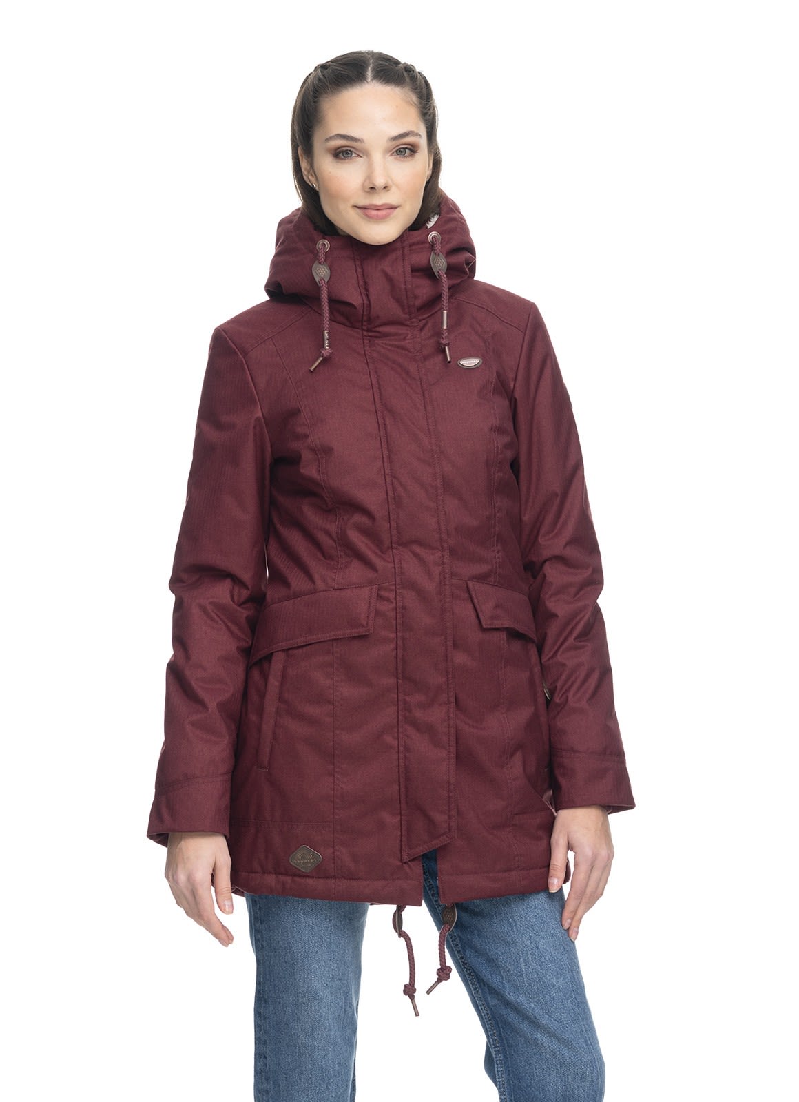 Ragwear Tunned Rot- Female Ponchos und Capes- Grsse XXL - Farbe Wine Red