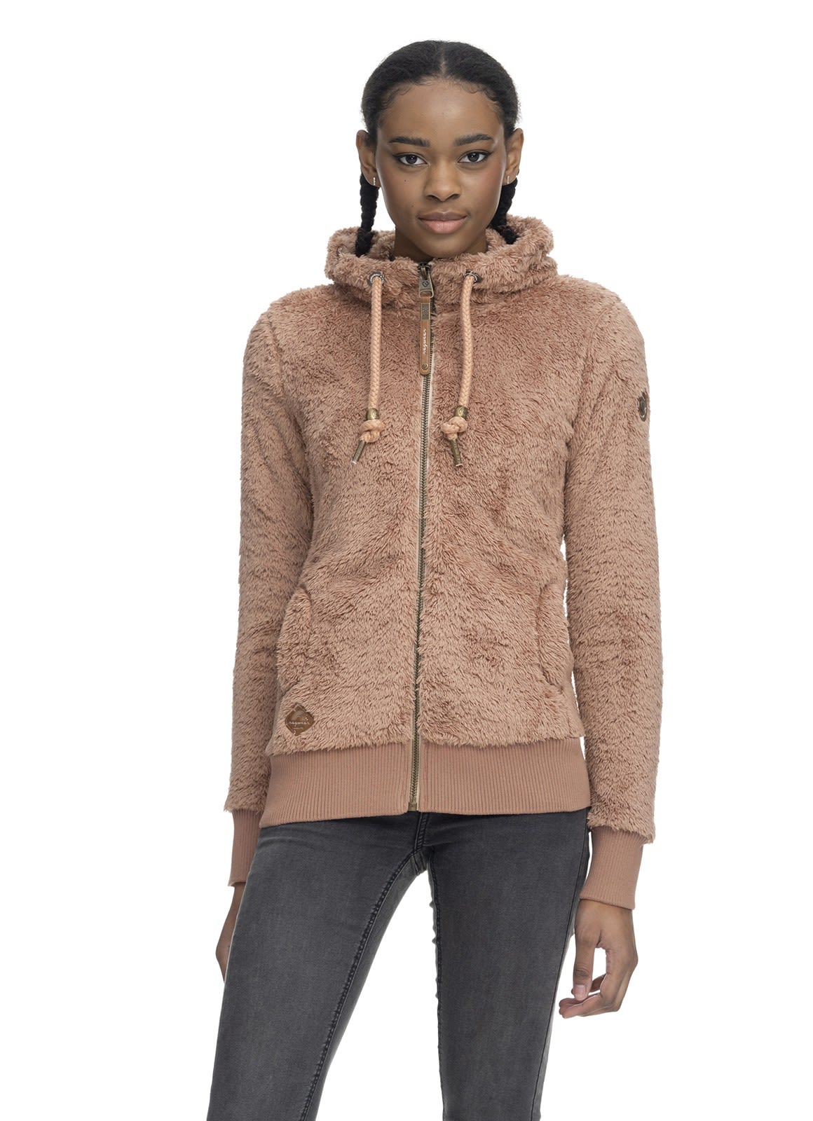 Ragwear Vilma Braun- Female Ponchos und Capes- Grsse XS - Farbe Nude