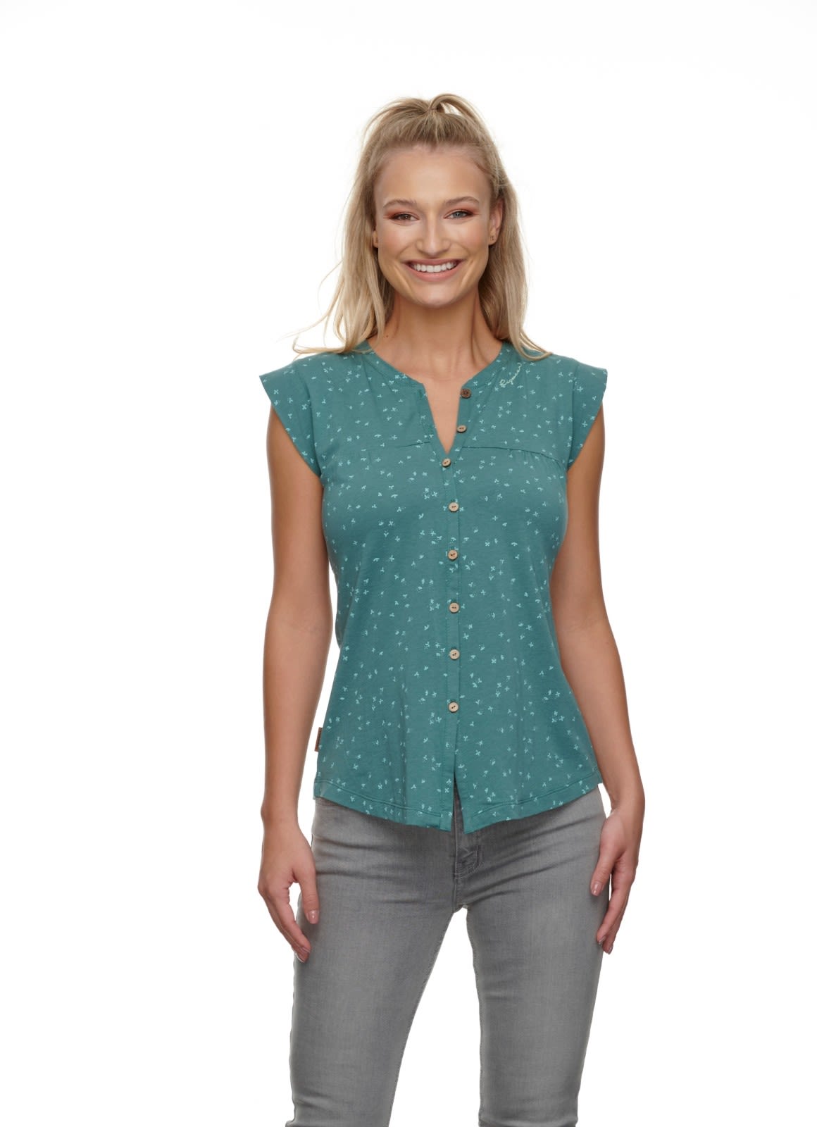 Ragwear Zofka Organic (Vorgngermodell) Grn- Female T-Shirts- Grsse XL - Farbe Dusty Green