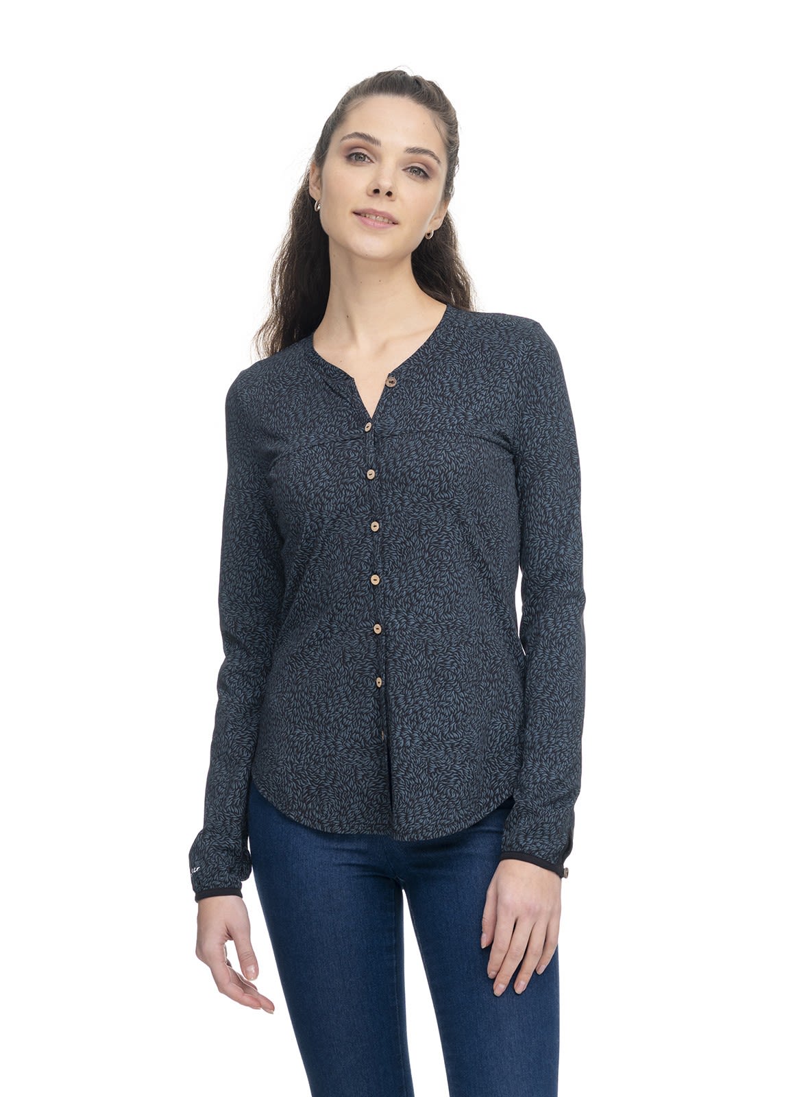 Ragwear Zofka Organic Winter Schwarz- Female Langarm-Shirts- Grsse S - Farbe Black