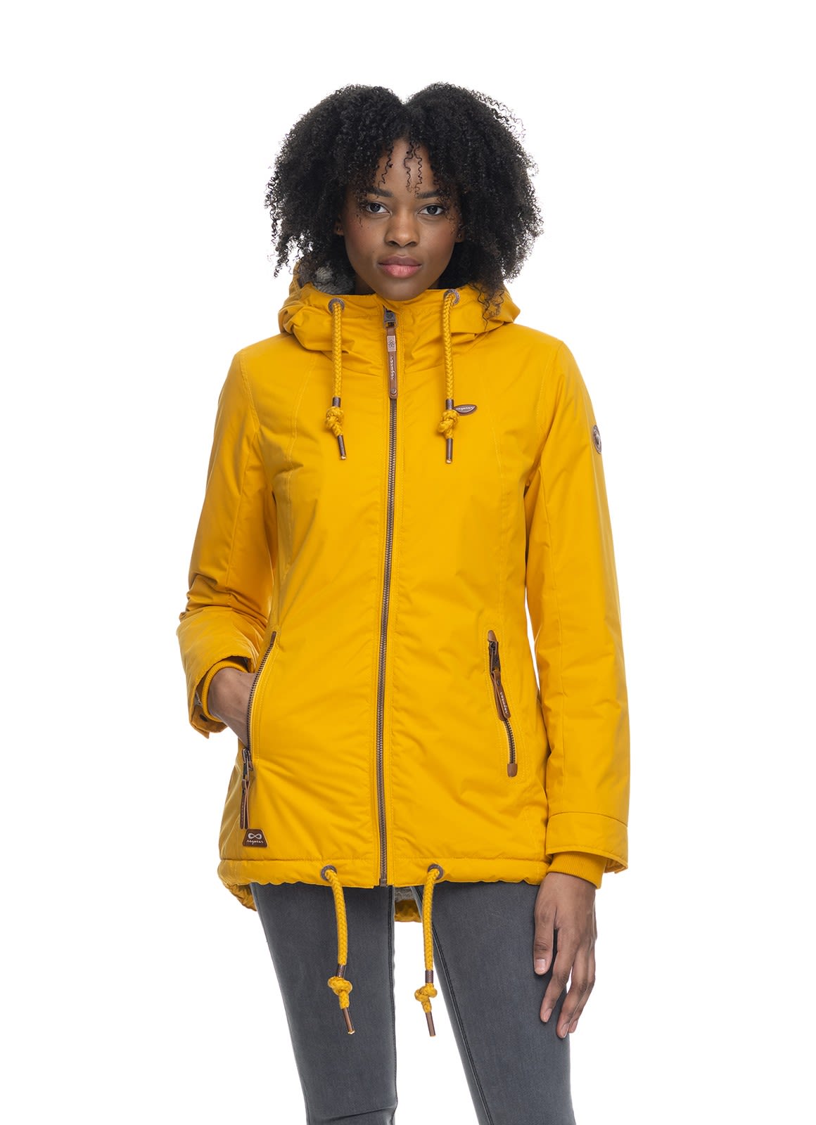 Ragwear Zuzka Gelb- Female Ponchos und Capes- Grsse XXL - Farbe Curry