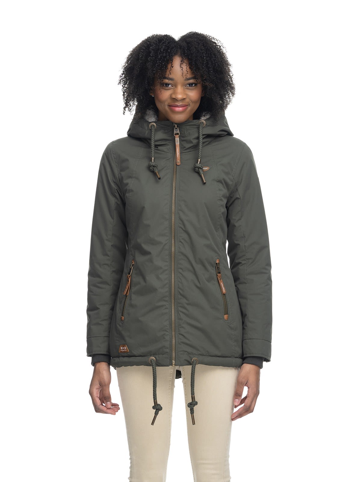 Ragwear Zuzka Grn- Female Ponchos und Capes- Grsse XS - Farbe Dark Olive