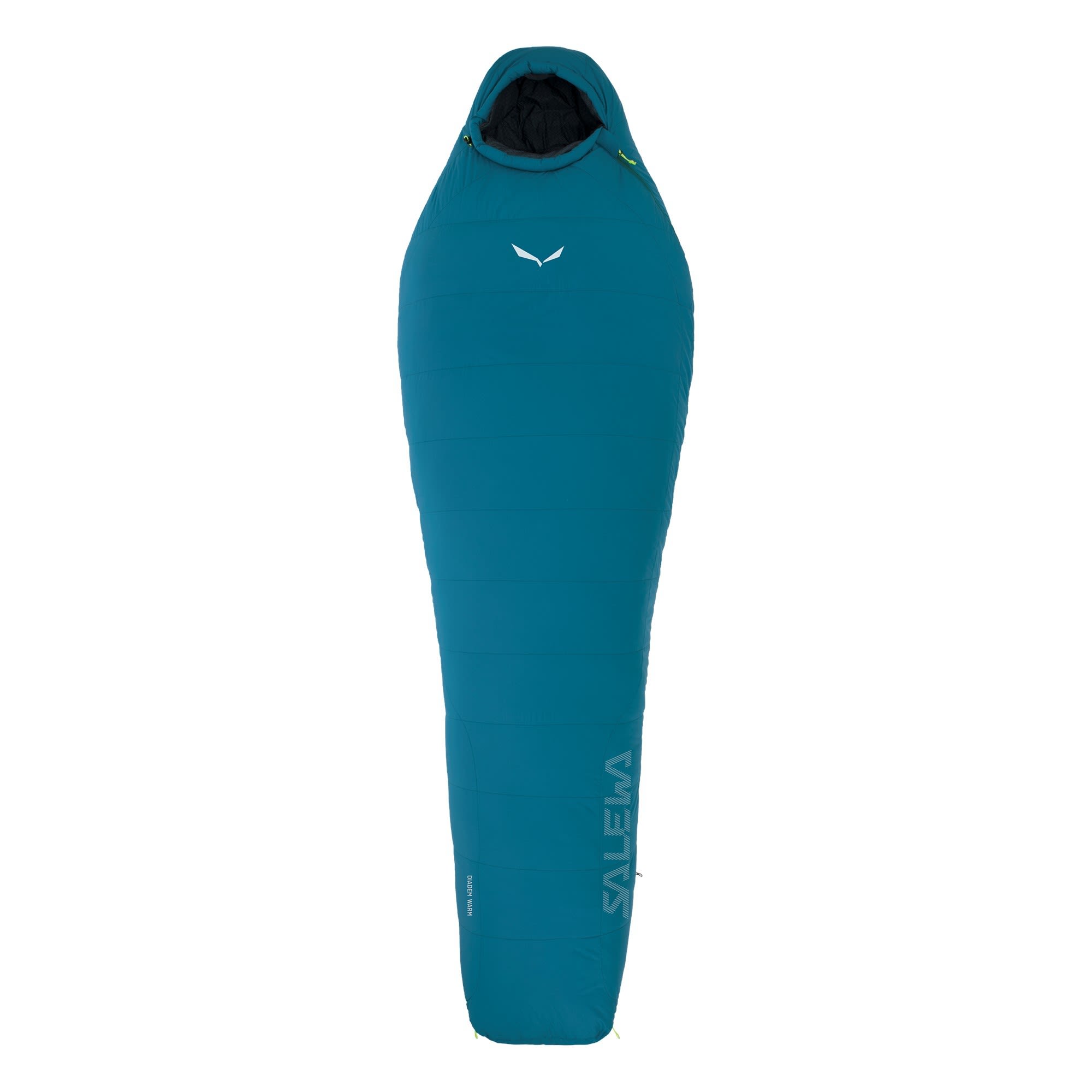 Salewa Diadem Warm Blau- Daunen Schlafscke- Grsse 210 cm - RV links - Farbe Ink Blue