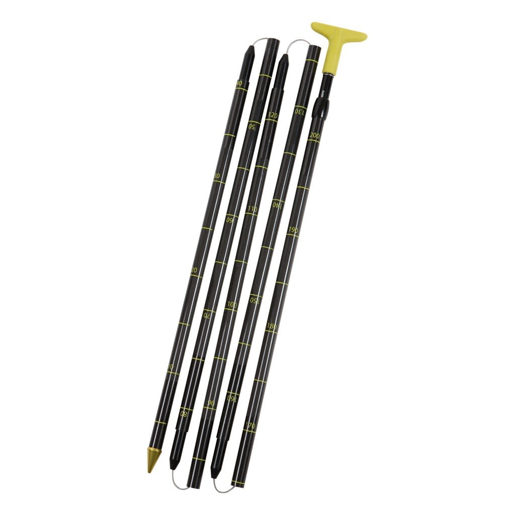 Salewa Lightning Carbon 240 Plus Schwarz- Lawinensonden- Grsse 240 cm - Farbe Black - Yellow