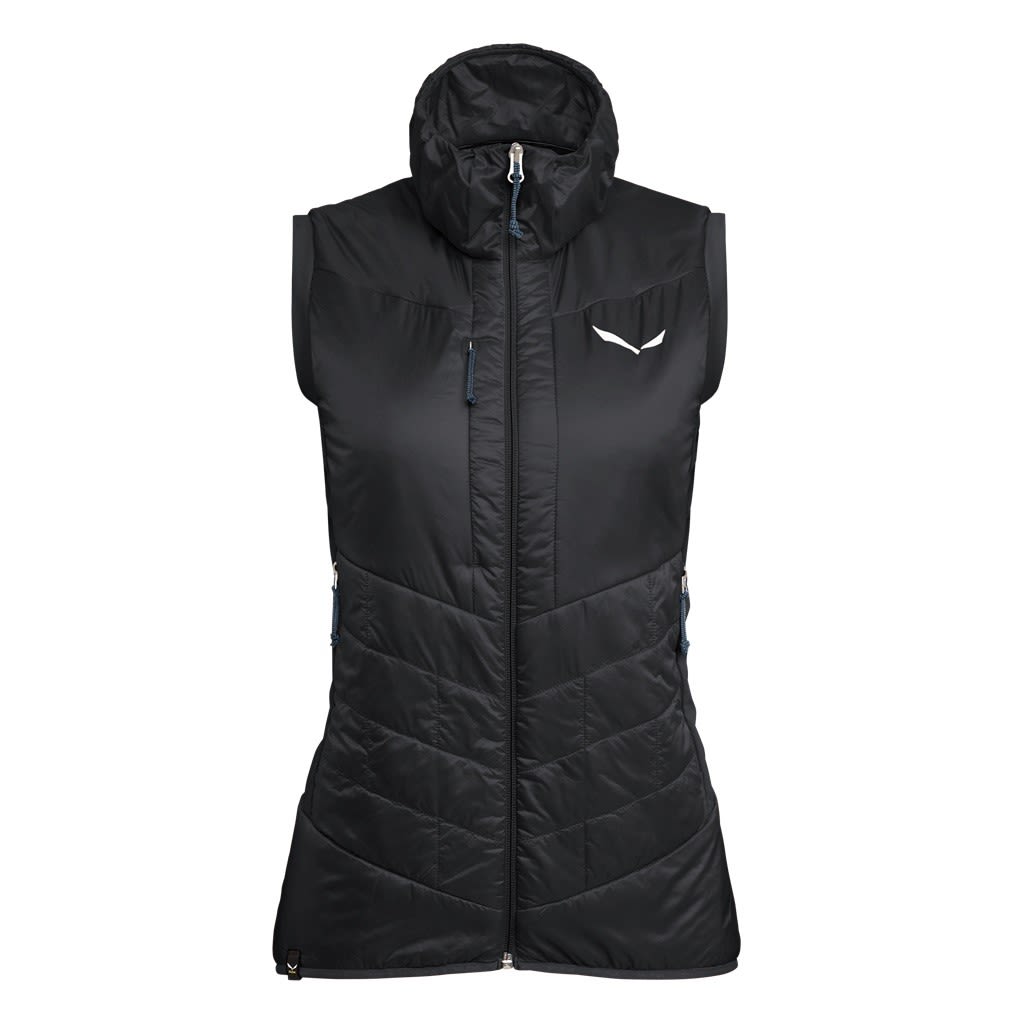 Salewa Ortles Hybrid Tirolwool Vest Schwarz- Female Isolationswesten- Grsse 34 - Farbe Black Out