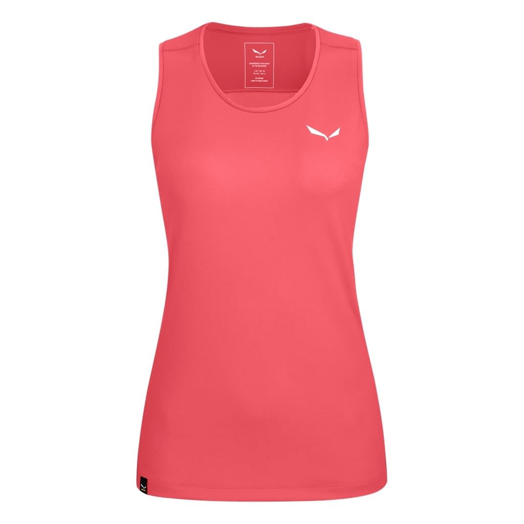 Salewa Sporty Dry Tank Pink- Female T-Shirts- Grsse 34 - Farbe Calypso Coral