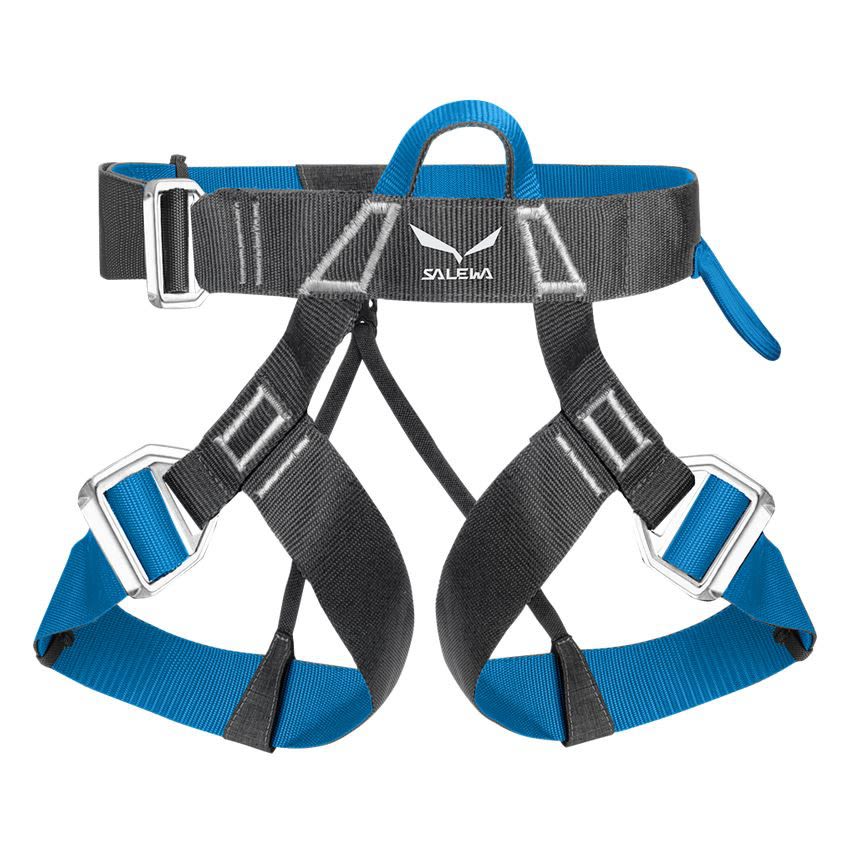 Salewa Via Ferrata Evo Blau- Klettergurte- Grsse M - XXL - Farbe Carbon - Polar Blue