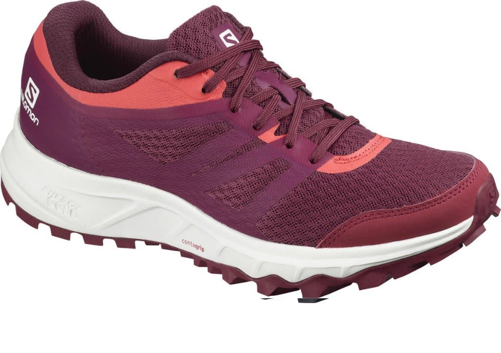Salomon Trailster 2 Lila- Female Trailrunning- und Laufschuhe- Grsse EU 45 1-3 - Farbe Rhododendron - Red Bud - Cayenne