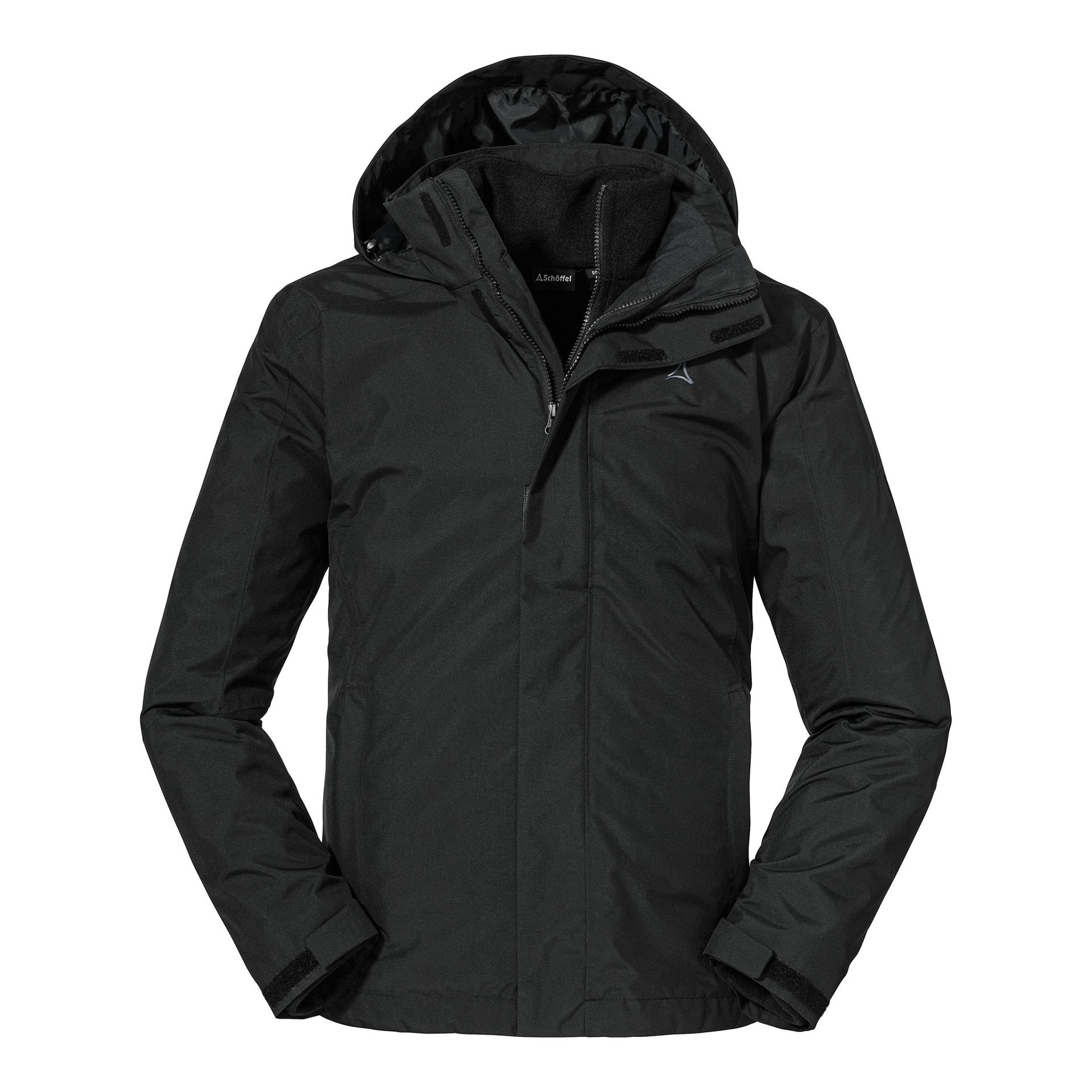 Schffel 3in1 Jacket Partinello Schwarz- Male Anoraks- Grsse 46 - Farbe Black
