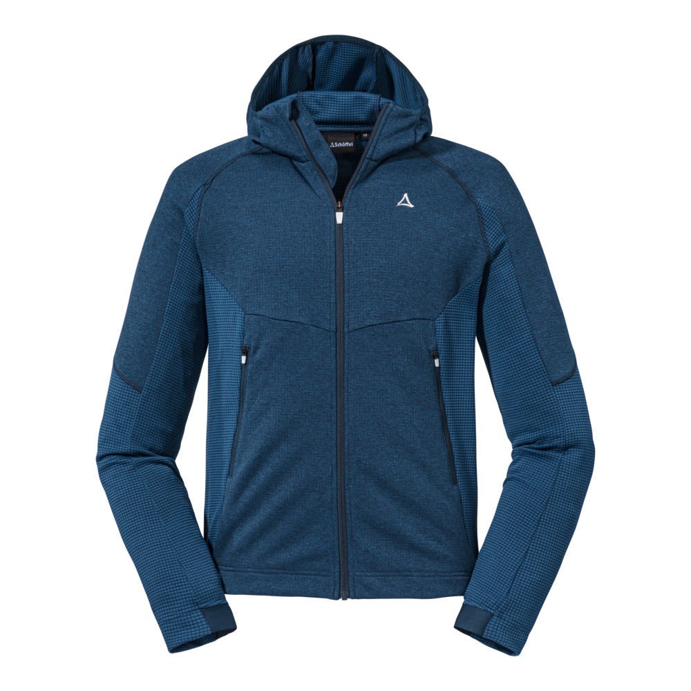 Schffel Fleece Hoody Forillon Blau- Male Sweaters und Hoodies- Grsse 54 - Farbe Dress Blues
