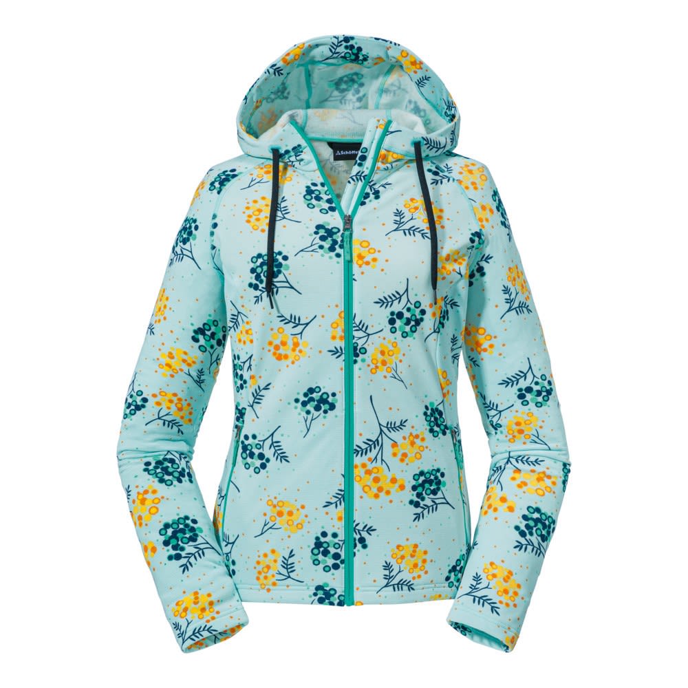 Schffel Fleece Hoody Palai Grn- Female Fleece- und Powerstretch-Pullover- Grsse 36 - Farbe Clearwater