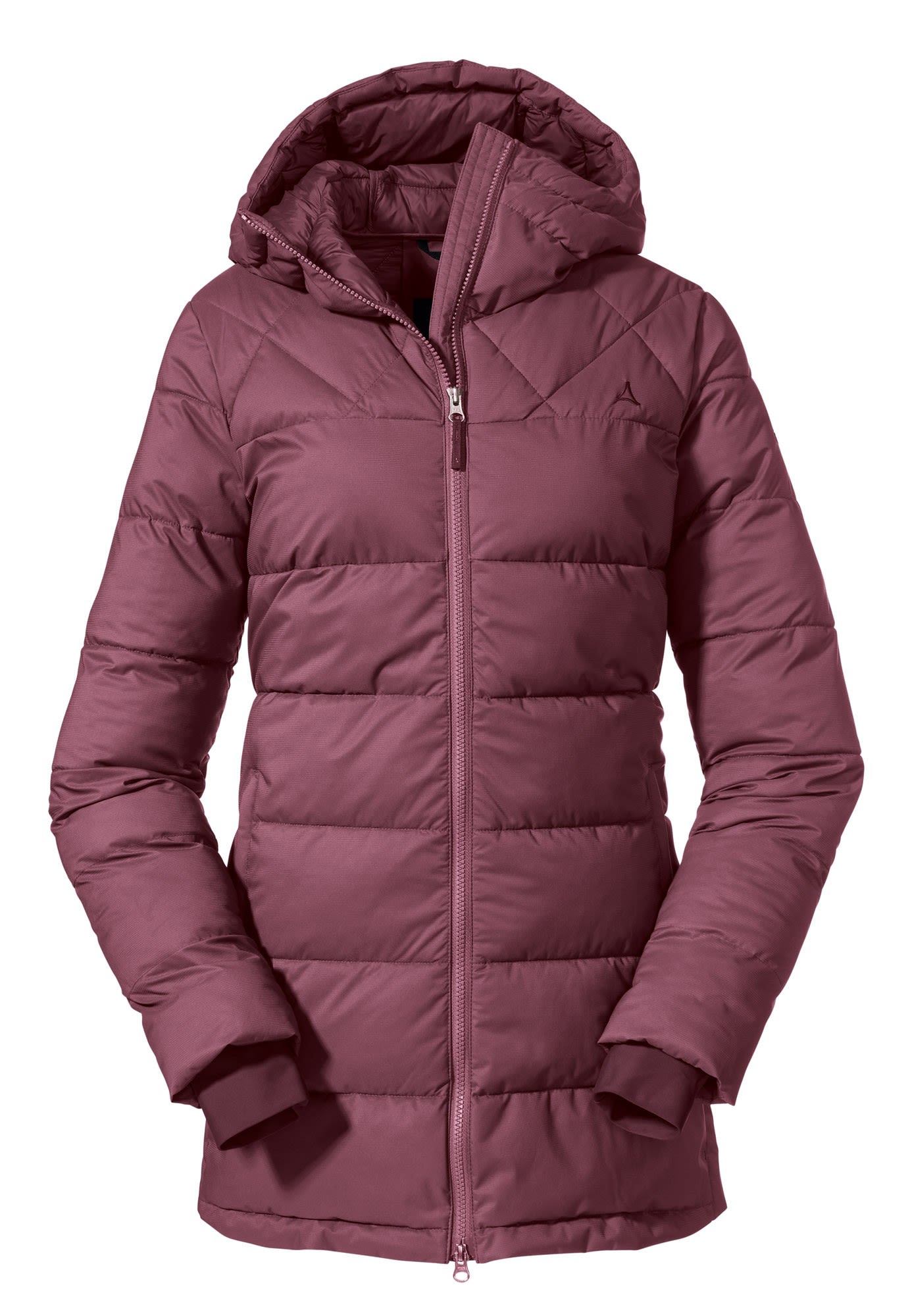Schffel Insulated Parka Boston Lila- Female Daunen Anoraks- Grsse 44 - Farbe Red Moscato