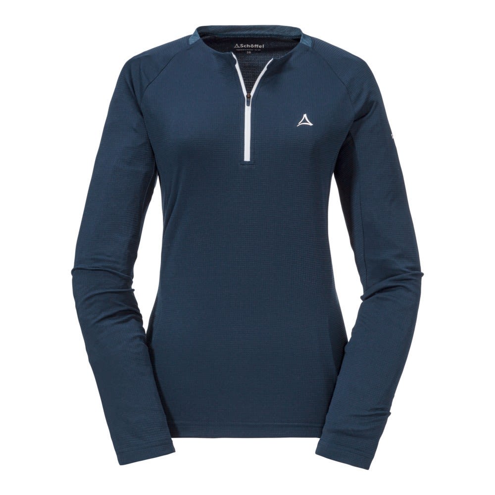 Schffel Longsleeve Rodica Blau- Female Polartec(R) Langarm-Shirts- Grsse 36 - Farbe Dress Blues