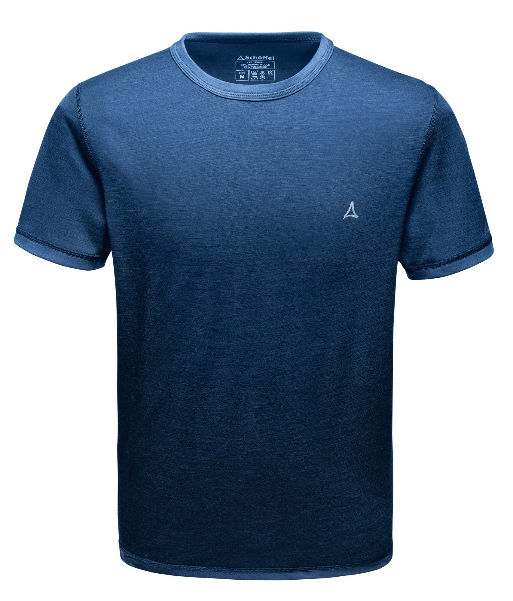 Schffel Merino Sport Shirt 1-2 ARM Blau- Male Merino Oberteile- Grsse S - Farbe Mazarine Blue