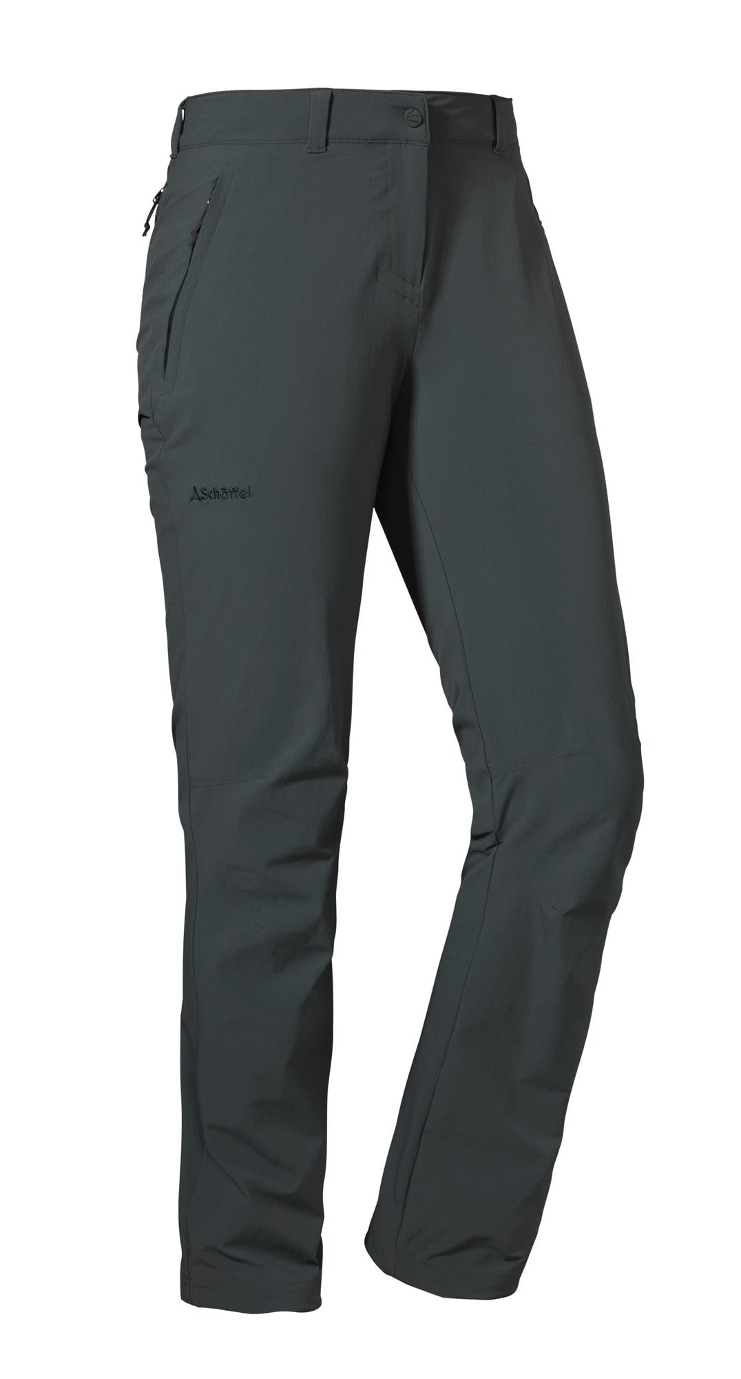 Schffel Pants Engadin1 Grau- Female Softshellhosen- Grsse 18 - Farbe Asphalt