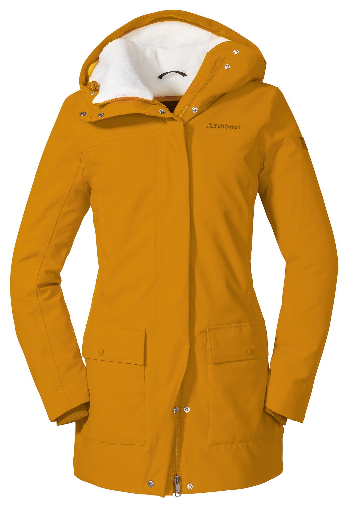Schffel Parka Rotterdam Gelb- Female Freizeitmntel- Grsse 36 - Farbe Golden Oak
