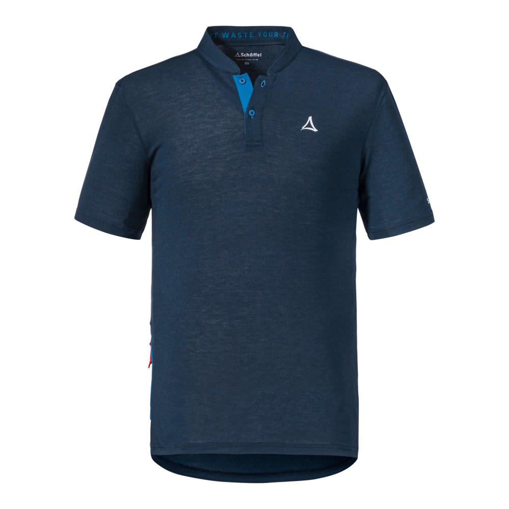 Schffel Polo Shirt RIM Blau- Male Polo Shirts- Grsse 54 - Farbe Dress Blues