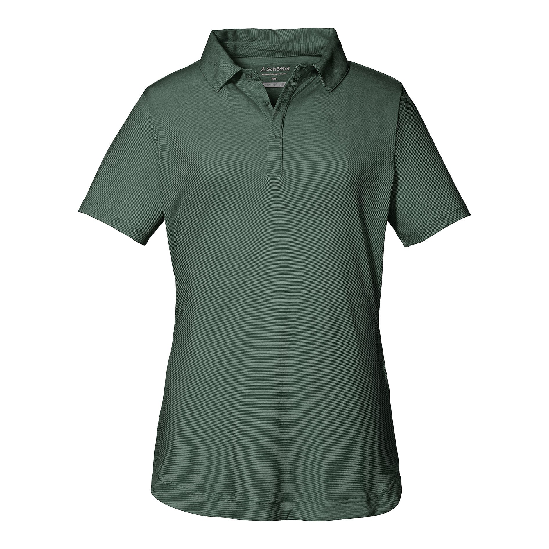 Schffel Polo Shirt Scheinberg Grn- Female Kurzarm-Polos- Grsse 36 - Farbe Urban Chic