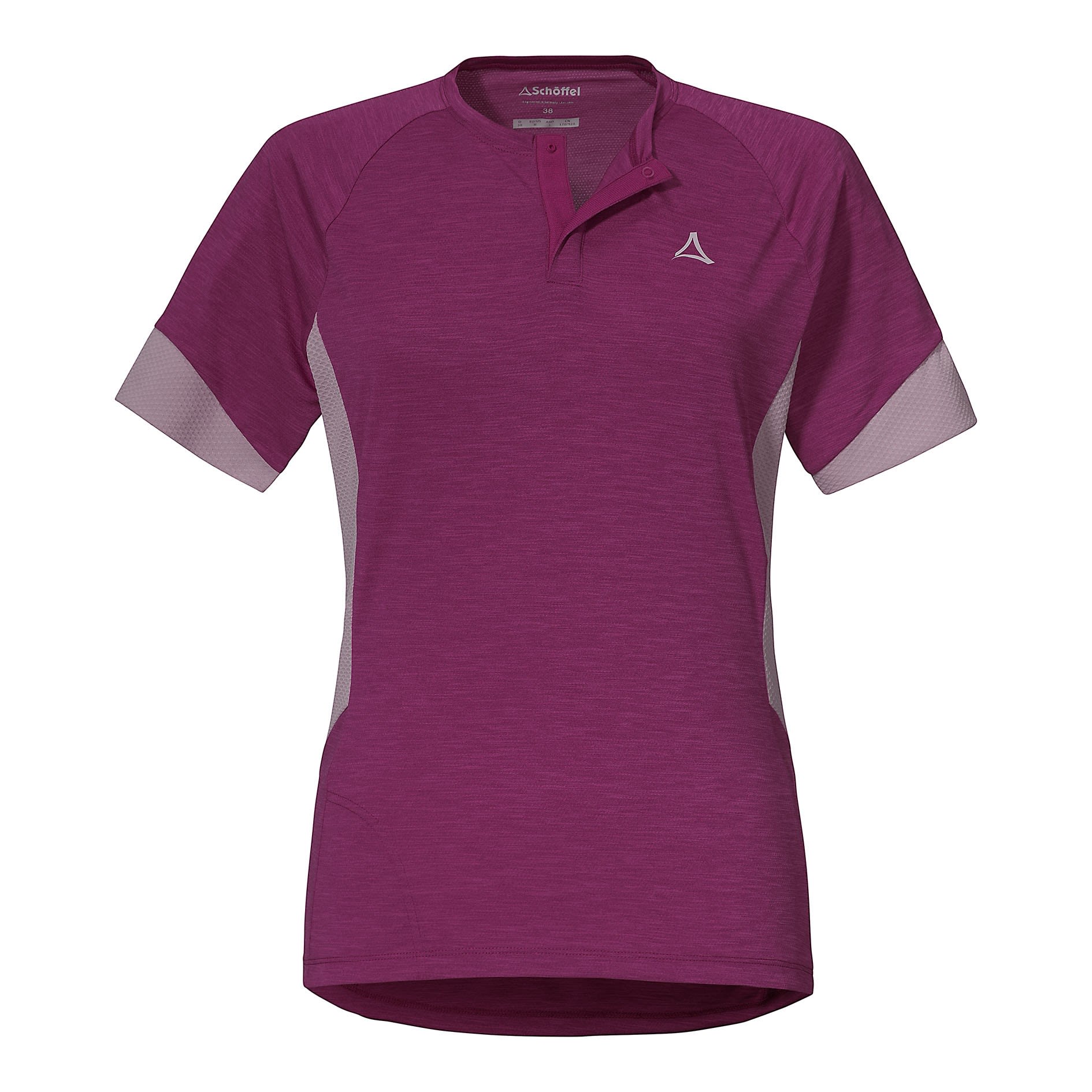 Schffel Shirt Auvergne Lila- Female Kurzarm-Shirts- Grsse 38 - Farbe Cactus Flower