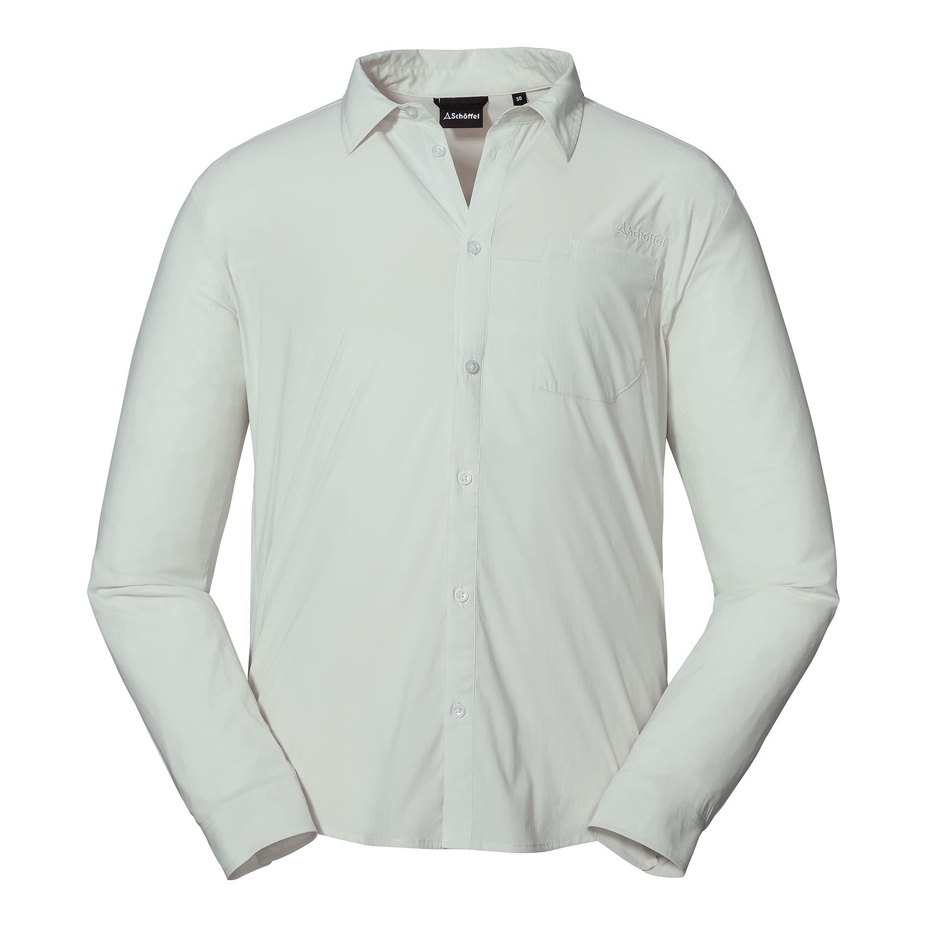 Schffel Shirt Philadelphia Weiss- Male Langarm-Hemden- Grsse 46 - Farbe Lily White