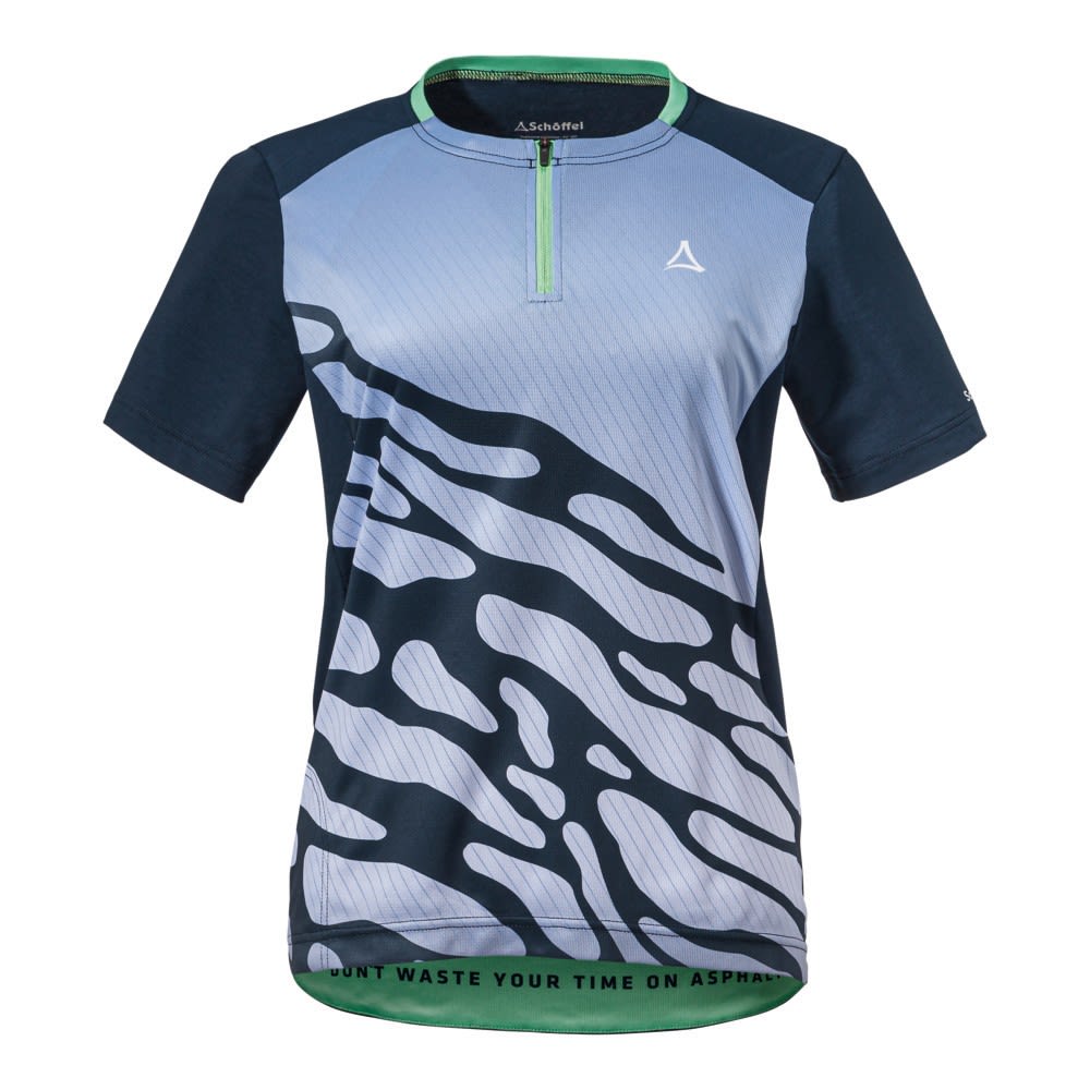 Schffel Shirt Proud Blau- Female Kurzarm-Shirts- Grsse 36 - Farbe Dress Blues