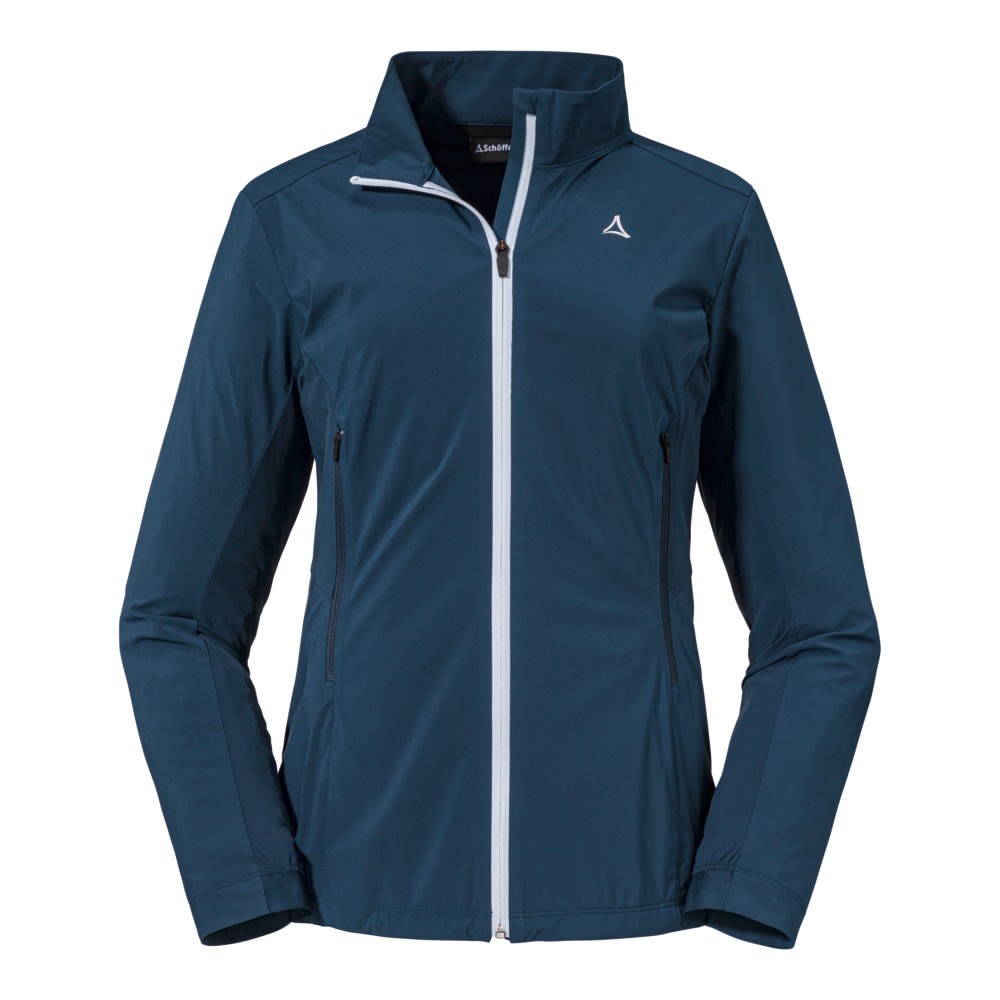 Schffel Softshell Jacket Avdalen Blau- Female Ponchos und Capes- Grsse 38 - Farbe Dress Blues