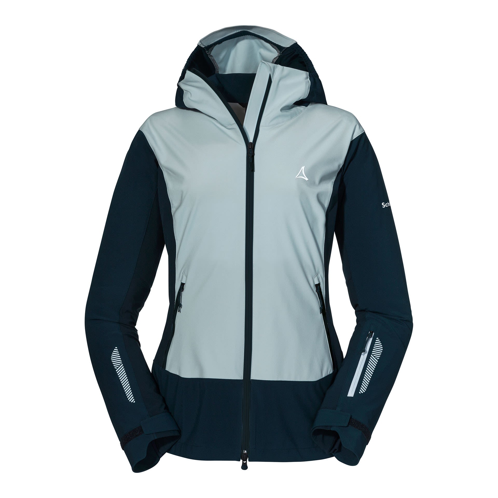 Schffel Softshell Jacket Miara Colorblock - Blau- Female Ponchos und Capes- Grsse 34 - Farbe Ballad Blue
