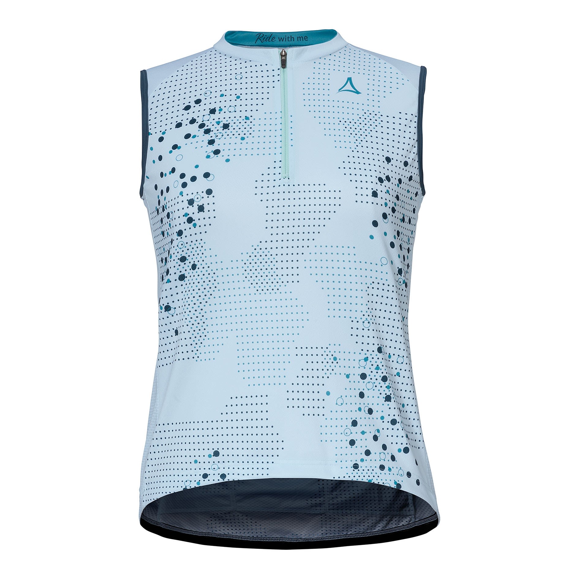 Schffel Top Grossi Blau- Female Tops - rmellose Shirts- Grsse 38 - Farbe Blue Tint