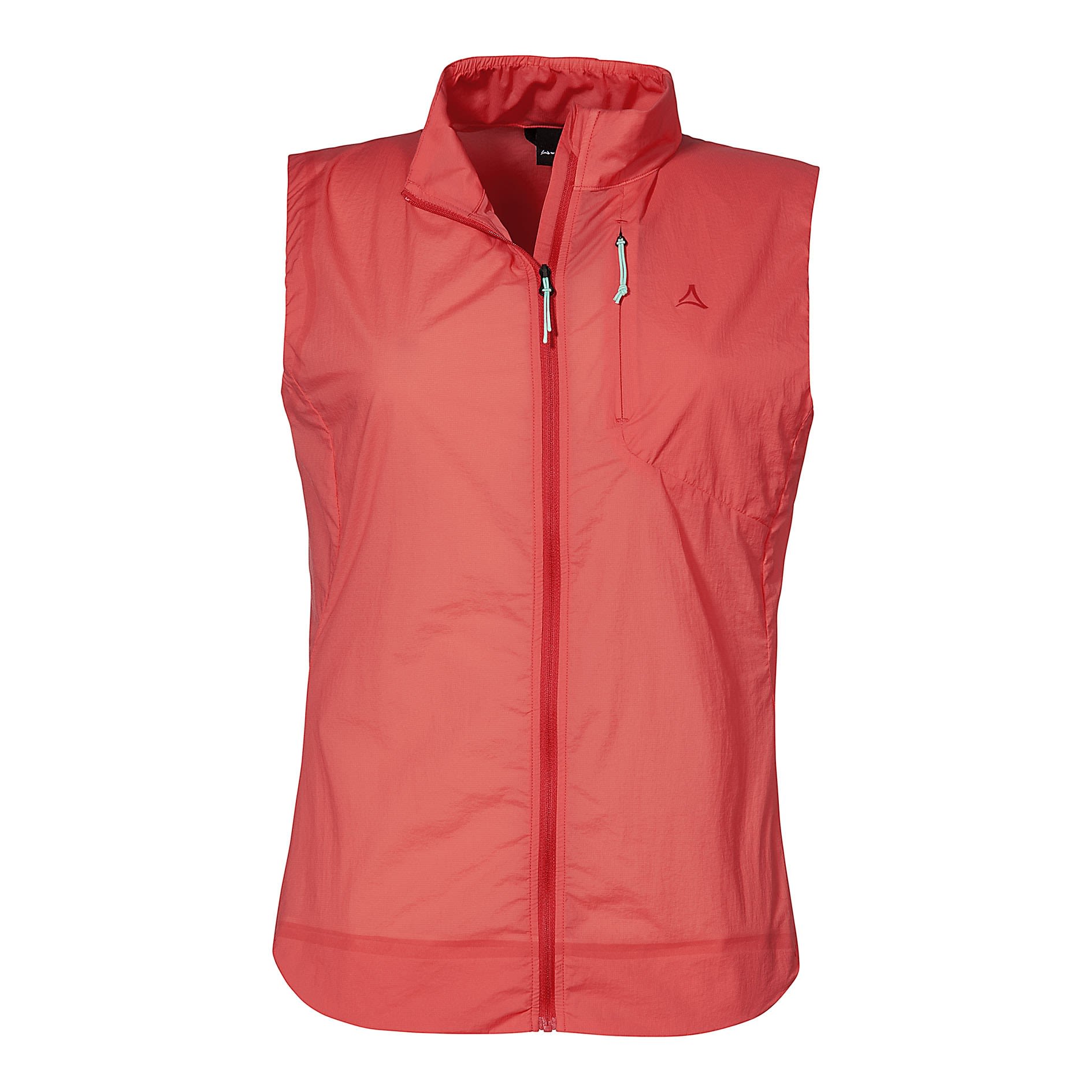 Schffel Vest Bergerturm Rot- Female Winddichte Westen- Grsse 38 - Farbe Georgia Peach