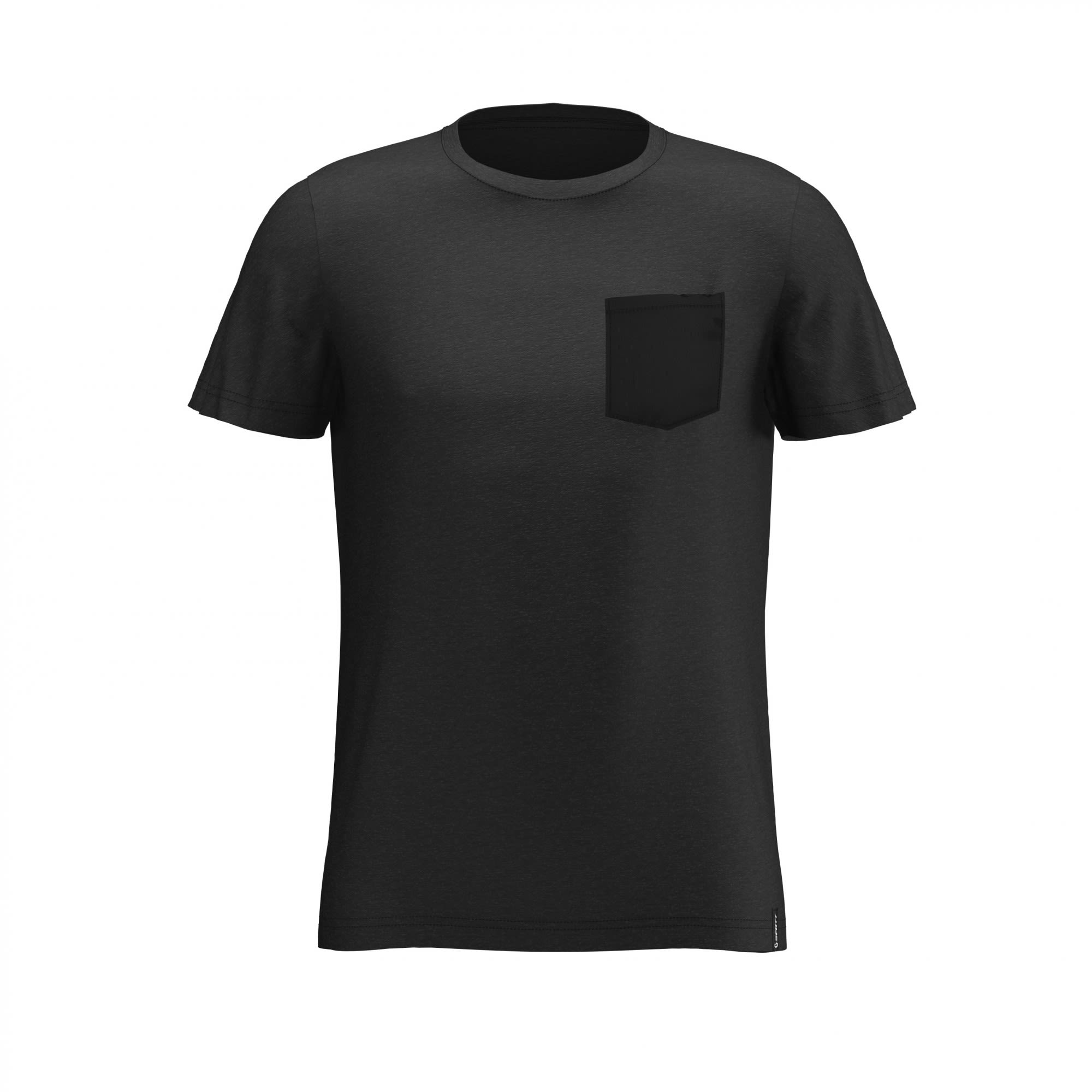 Scott 10 Heritage DRI S-Sl Tee Schwarz- Male Kurzarm-Shirts- Grsse S - Farbe Black