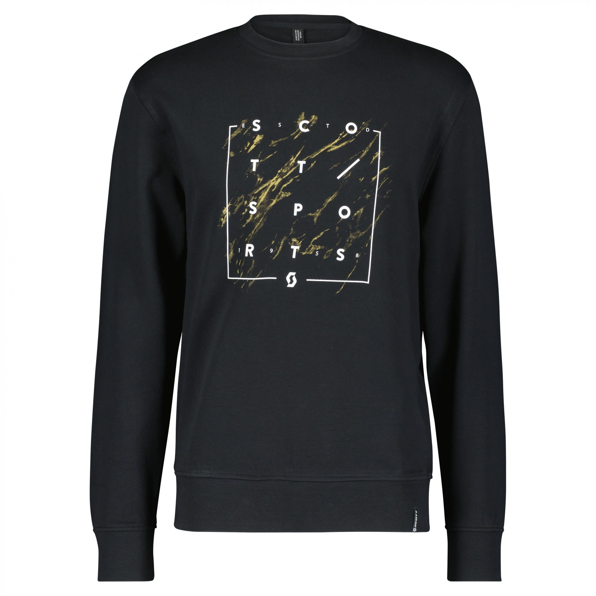 Scott Casual L-Sl Crewneck Schwarz- Male Sweaters und Hoodies- Grsse S - Farbe Black