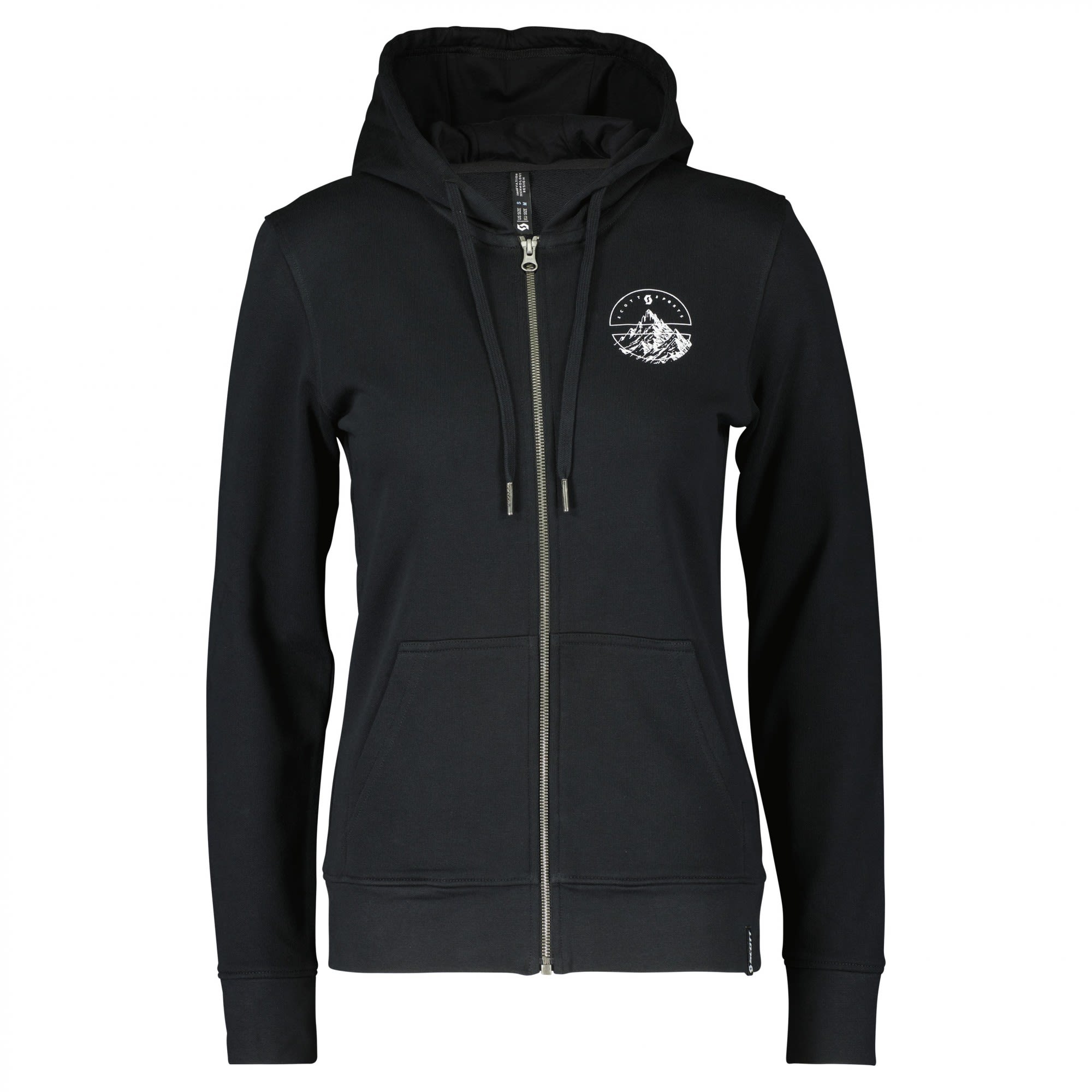 Scott Casual L-Sl Zip Hoody Schwarz- Female Anoraks- Grsse XS - Farbe Black