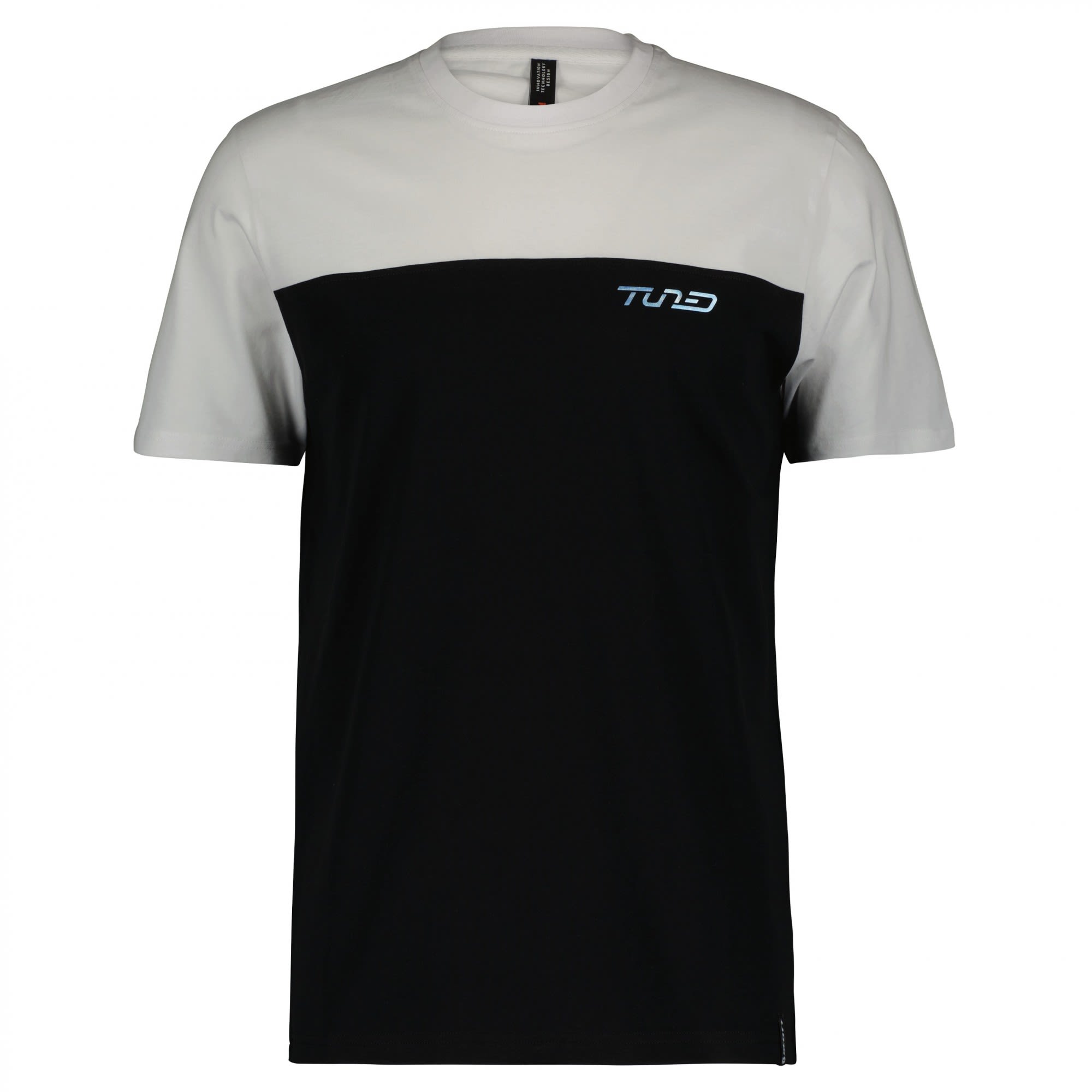 Scott Casual Tuned S-Sl Tee Colorblock - Schwarz- Male Kurzarm-Shirts- Grsse S - Farbe Black - White