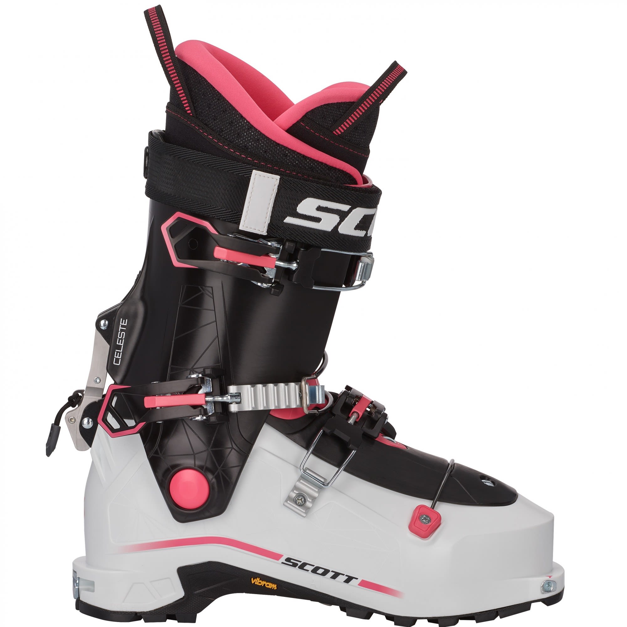 Scott Celeste Ski Boot (Vorgngermodell) Schwarz - Weiss- Female Touren-Skischuhe- Grsse EU 36 - Farbe White - Pink