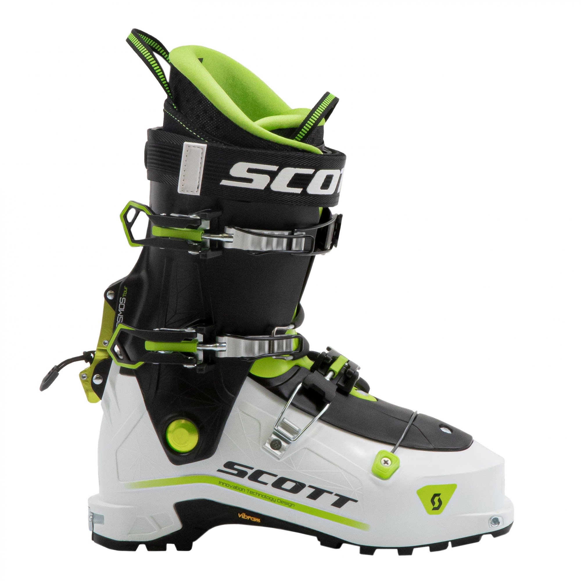 Scott Cosmos Tour Ski Boot (Vorgngermodell) Schwarz - Weiss- Male Touren-Skischuhe- Grsse EU 38 - Farbe White - Yellow