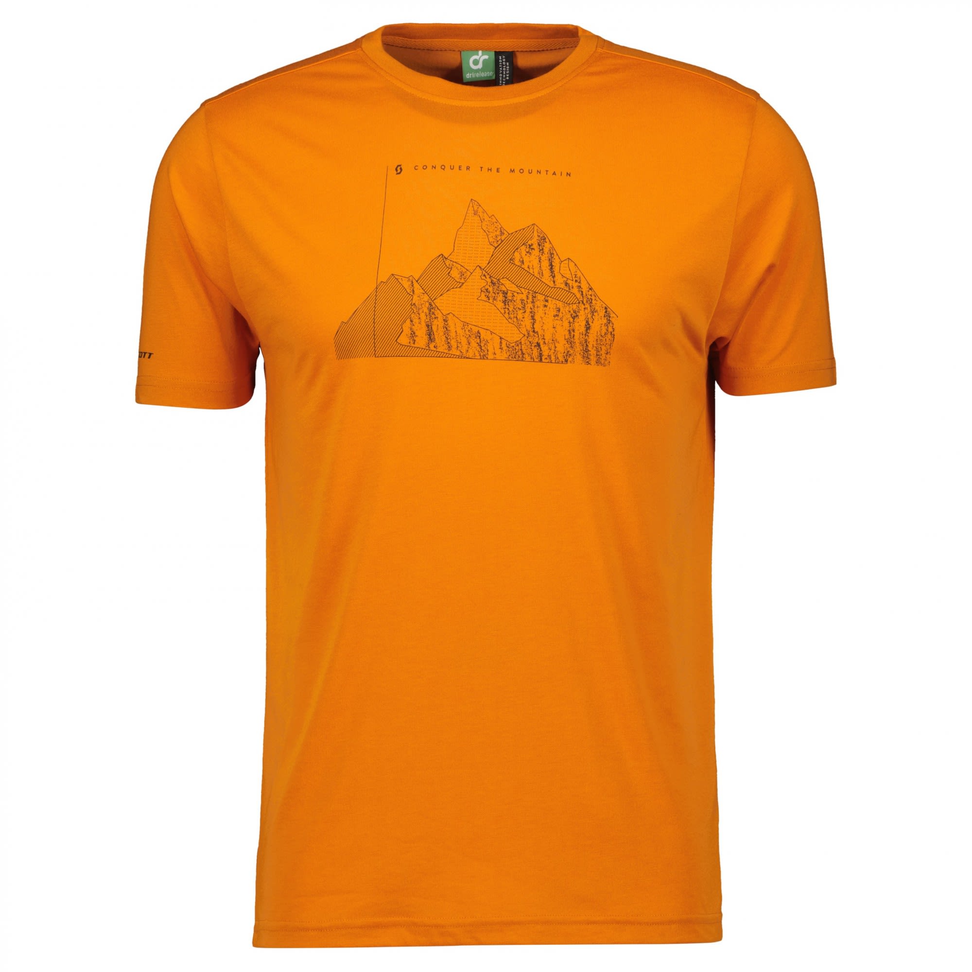 Scott Defined DRI S-Sl Shirt Orange- Male Kurzarm-Shirts- Grsse M - Farbe Copper Orange