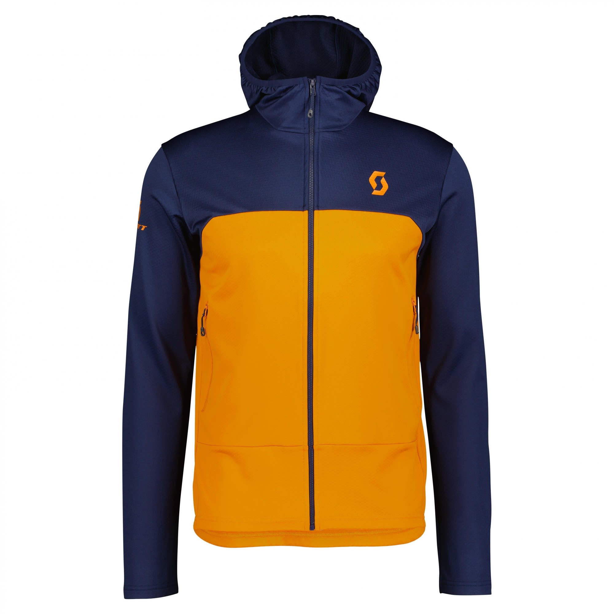 Scott Defined Light Hoody Colorblock - Orange- Male Anoraks- Grsse XXL - Farbe Copper Orange - Midnight Blue