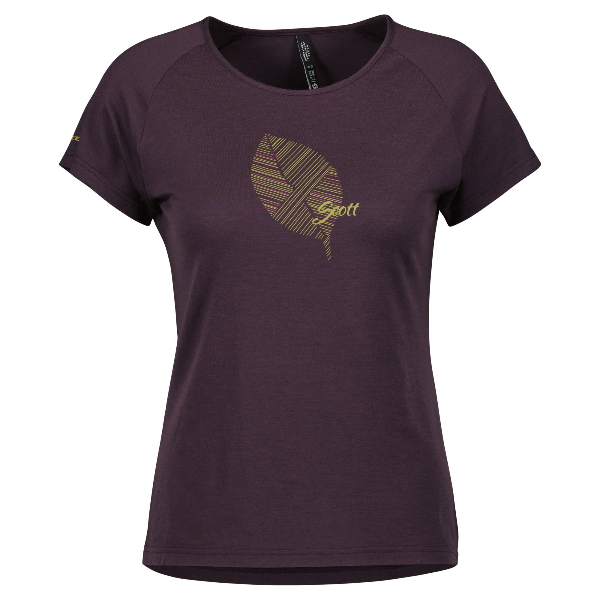 Scott Defined Merino S-Sl Shirt Lila- Female Merino T-Shirts- Grsse XS - Farbe Dark Purple