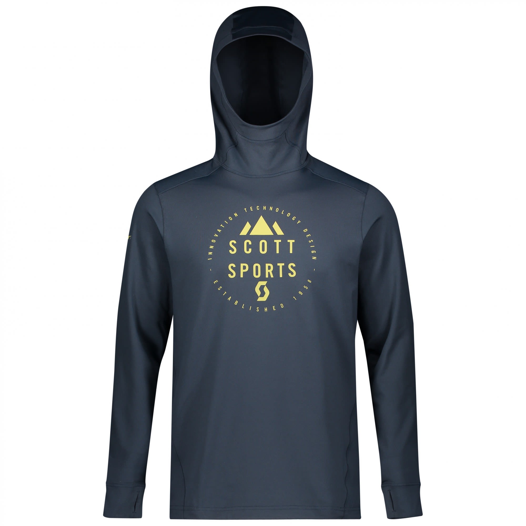 Scott Defined Mid Pullover Blau- Male Fleece- und Powerstretch-Pullover- Grsse S - Farbe Dark Blue