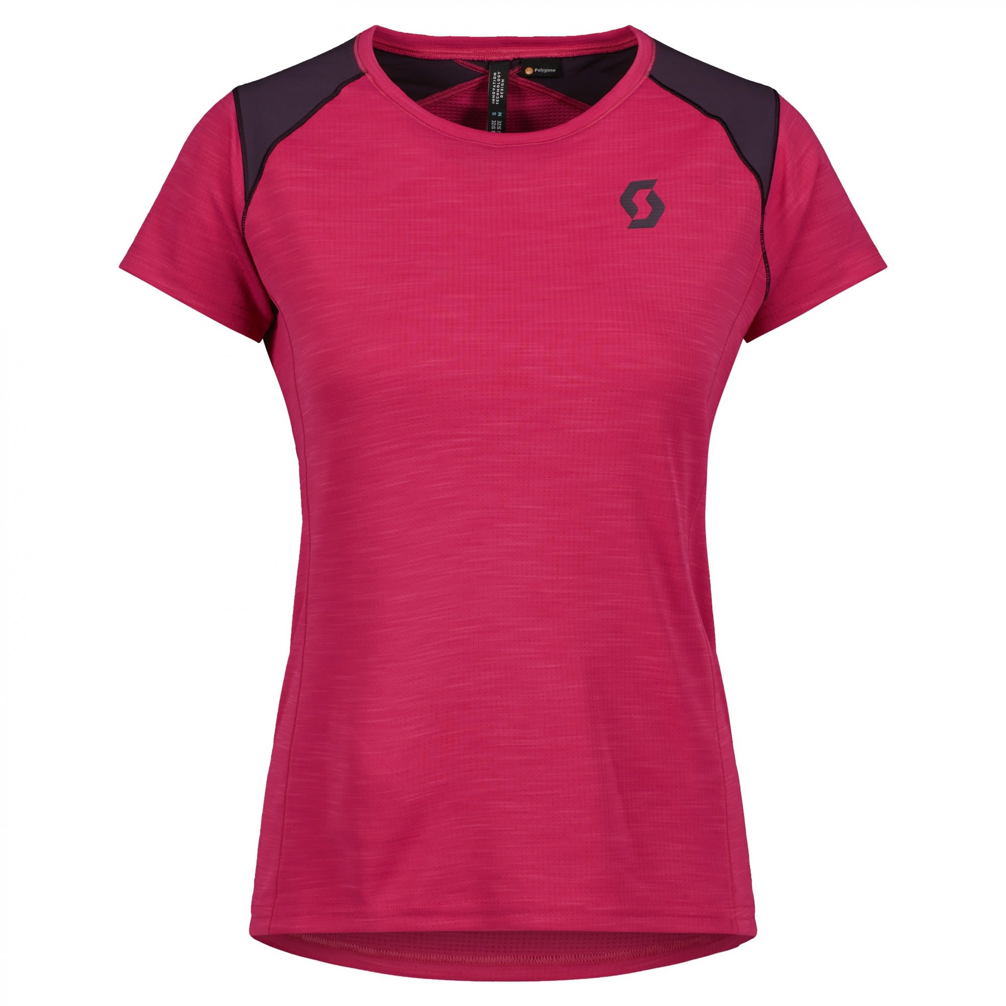 Scott Defined Tech S-Sl Shirt Pink- Female T-Shirts- Grsse XL - Farbe Carmine Pink - Dark Purple