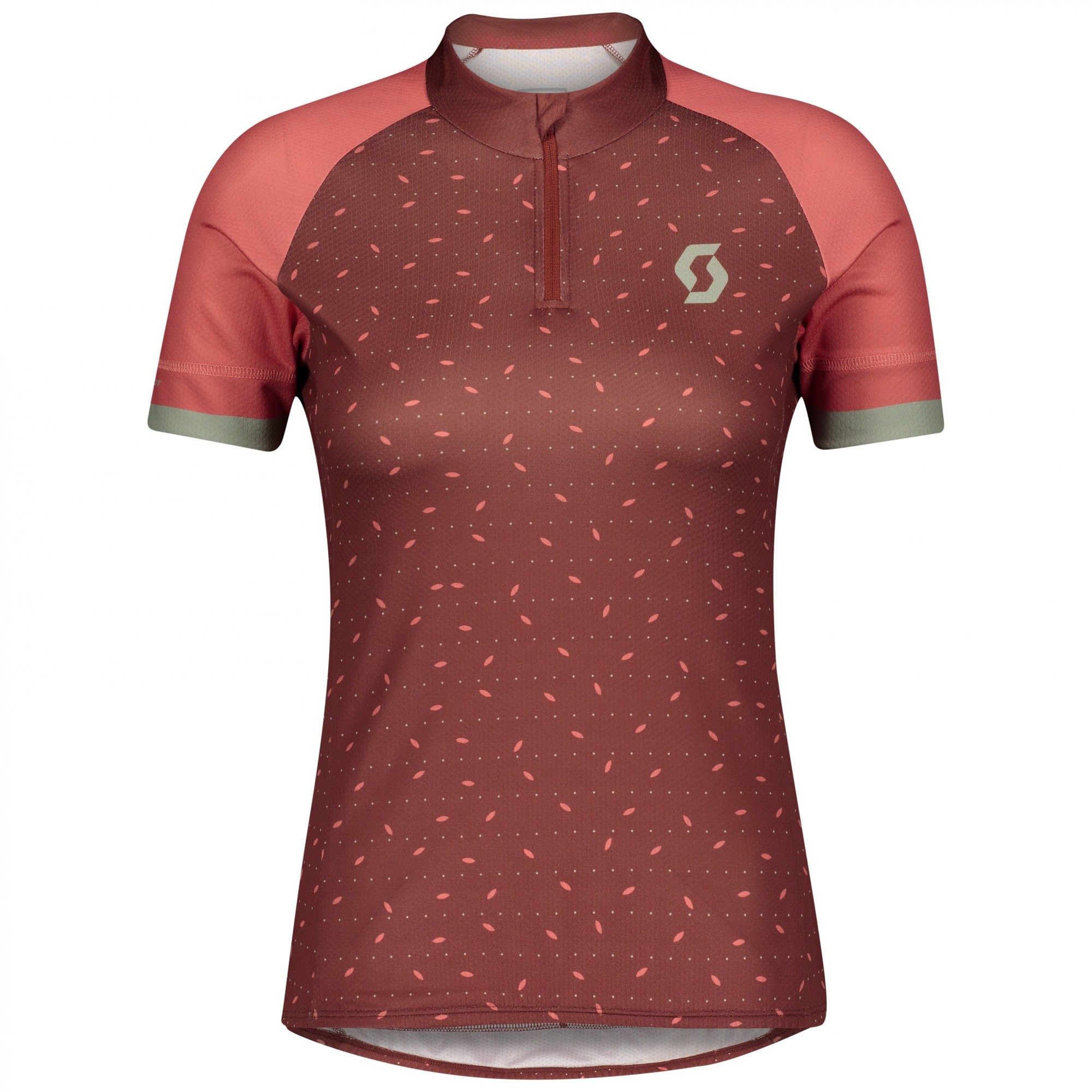 Scott Endurance 30 S-Sl Shirt (Vorgngermodell) Colorblock - Rot- Female Kurzarm-Shirts- Grsse S - Farbe Brick Red - Red Rust