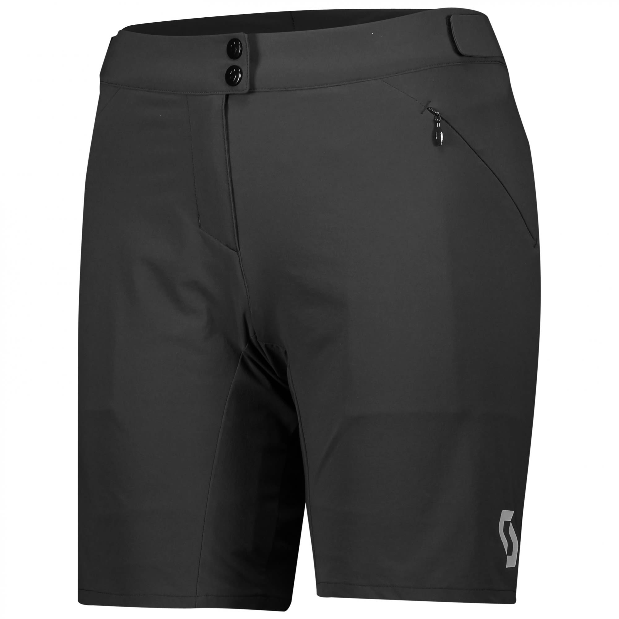 Scott Endurance Long-Sleeve-FIt W-Pad Shorts Schwarz- Female Shorts- Grsse XS - Farbe Black