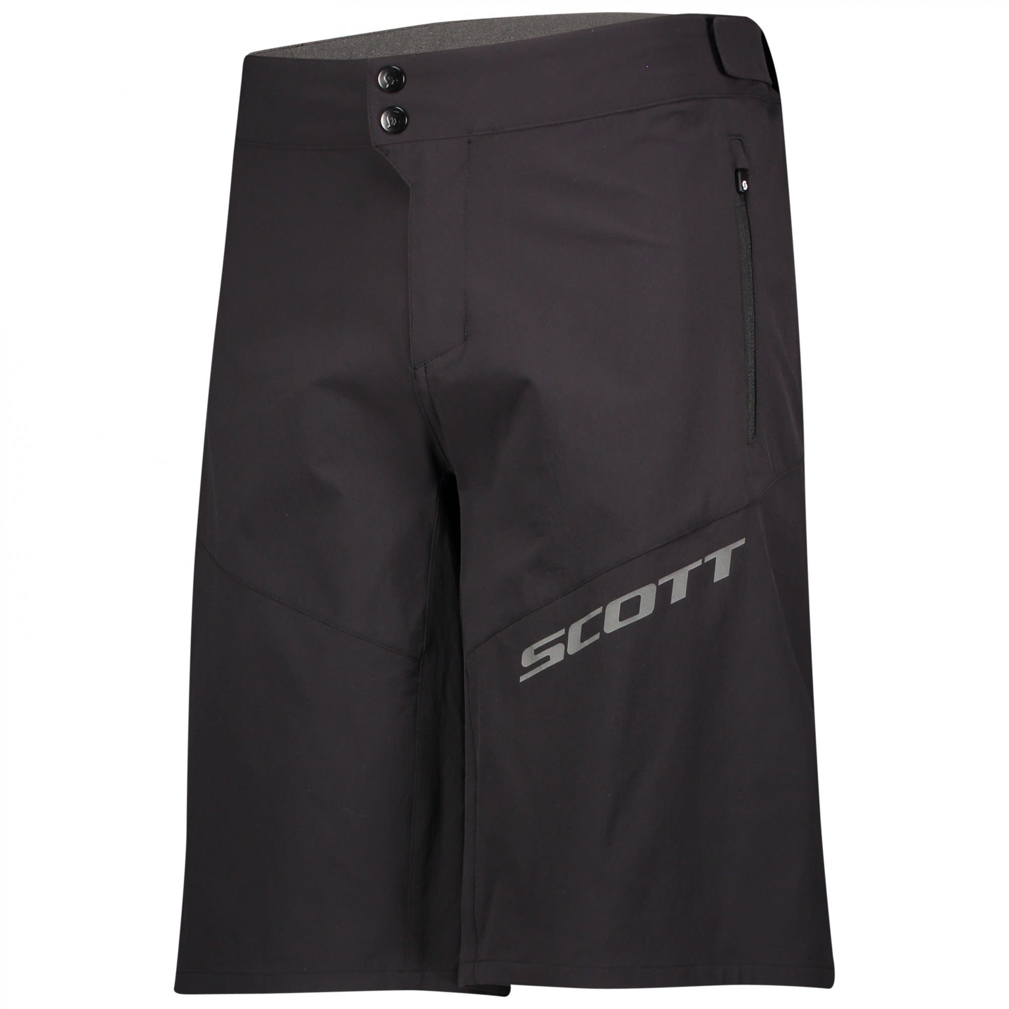 Scott Endurance Long-Sleeve-FIt W-Pad Shorts Schwarz- Male Shorts- Grsse S - Farbe Black