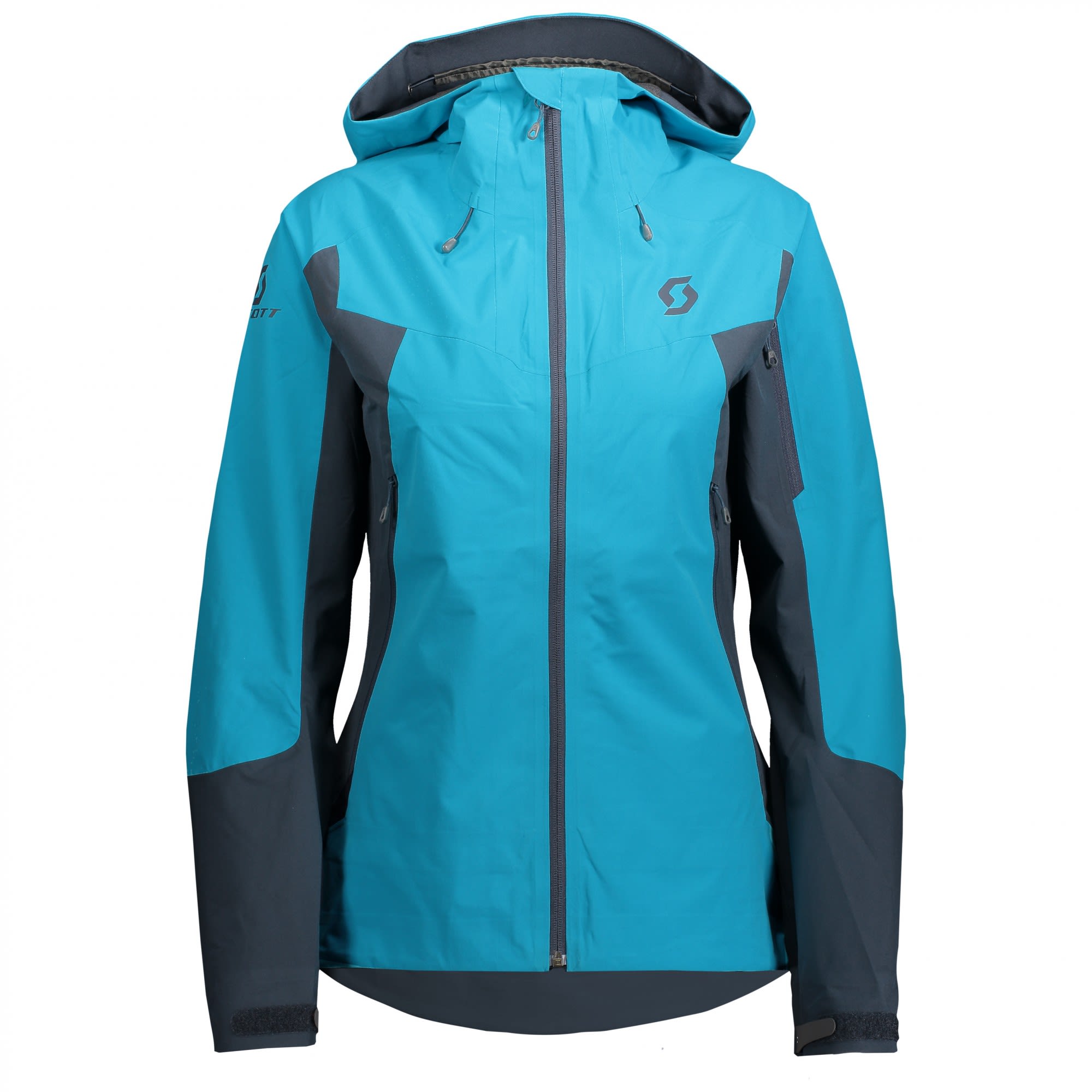 Scott Explorair Ascent 2-5 L Jacket Colorblock - Blau- Female Anoraks- Grsse XS - Farbe Breeze Blue - Dark Blue