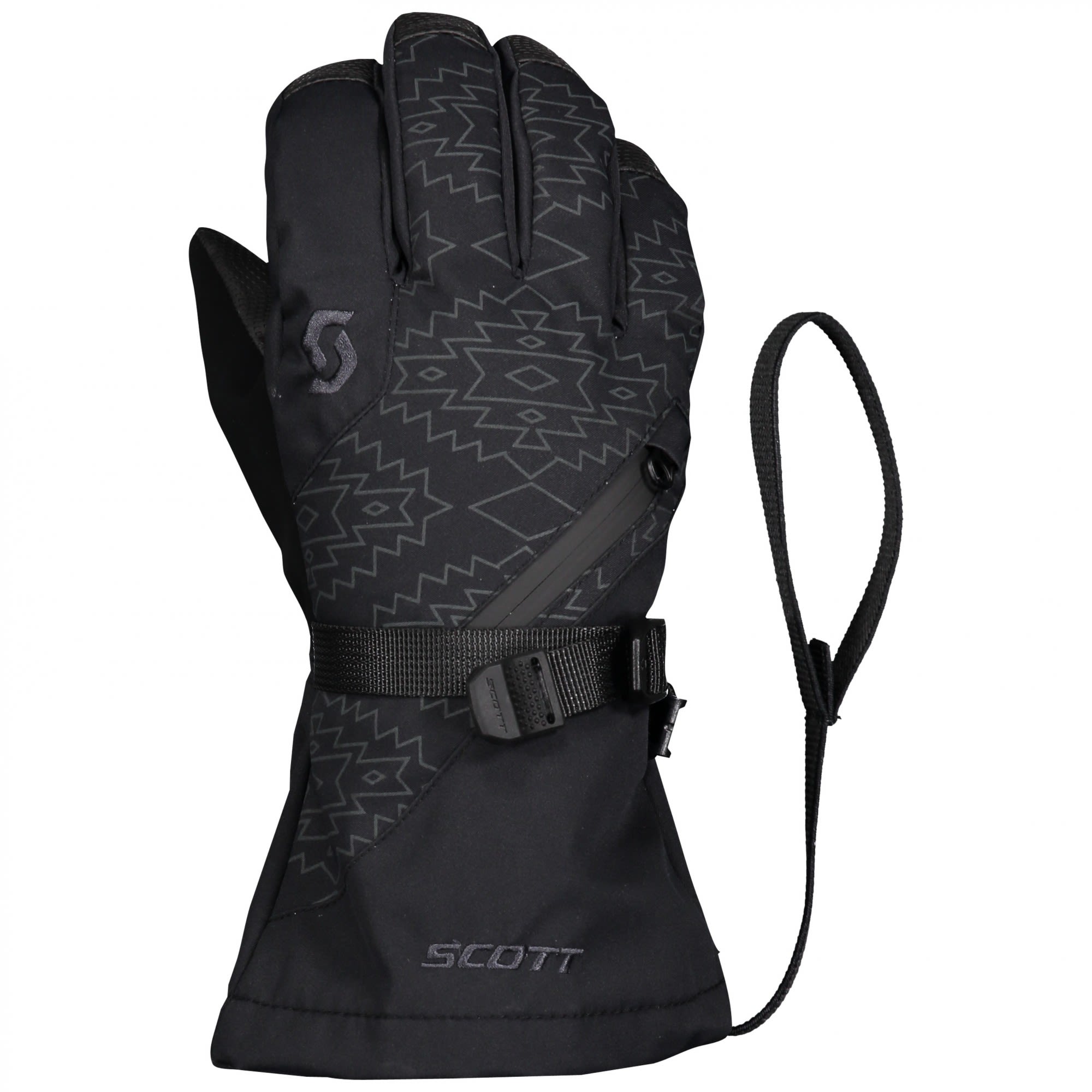 Scott Junior Ultimate Premium Glove Schwarz- Fingerhandschuhe- Grsse S - Farbe Black