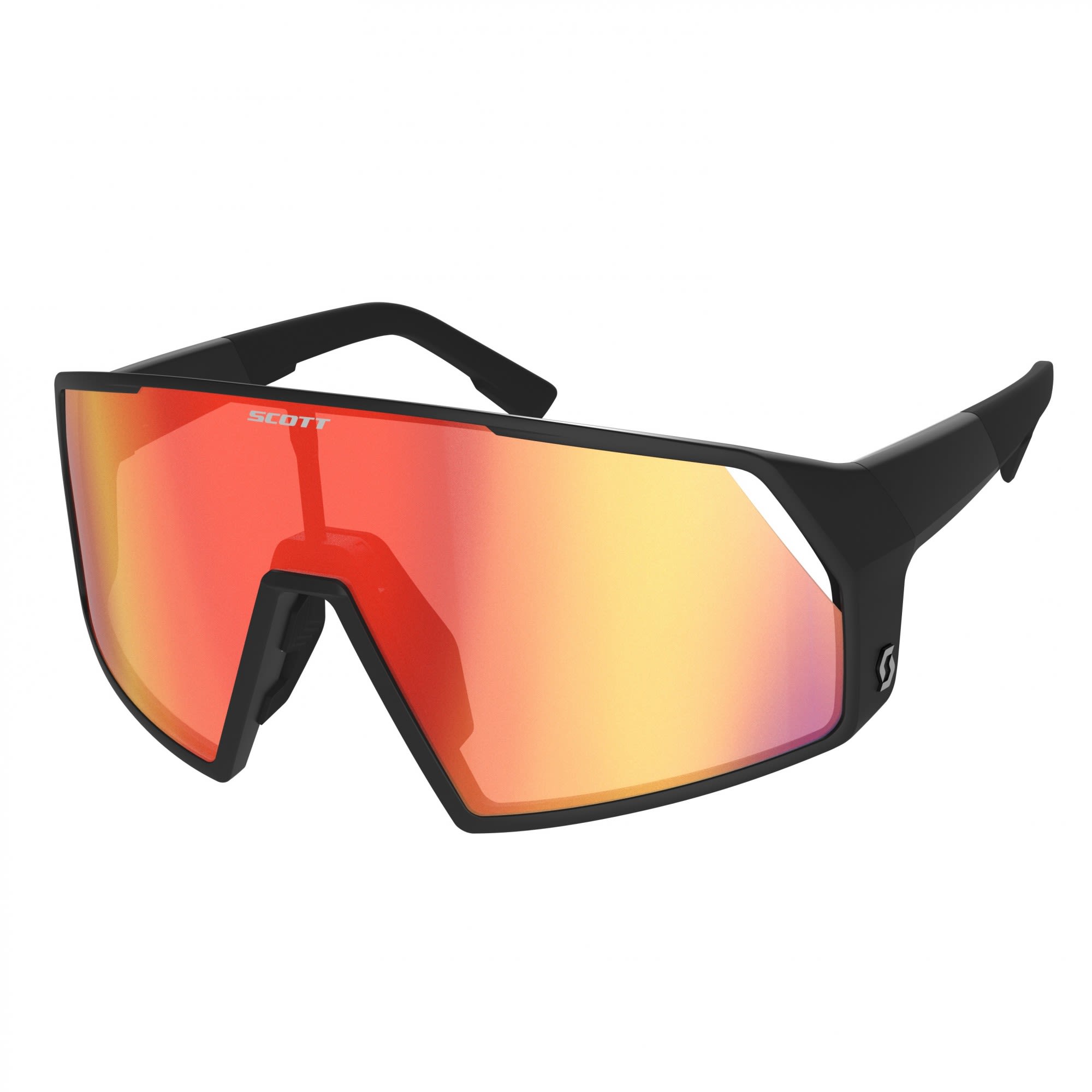 Scott Pro Shield Sunglasses Schwarz- Fahrradbrillen- Grsse One Size - Farbe Black - Red Chrome